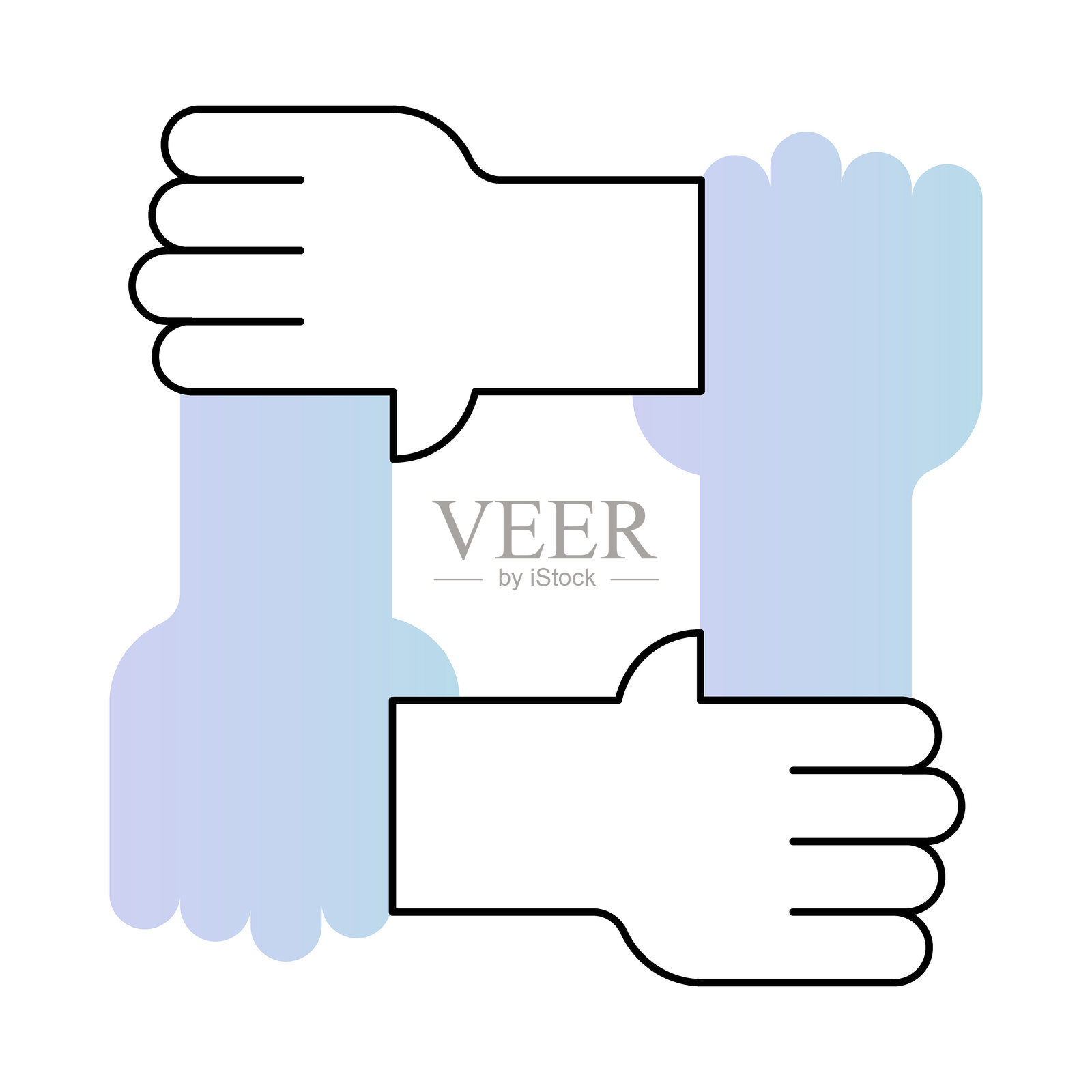 爬楼梯象征着解决方案的寻找。战略与创新插画图片素材