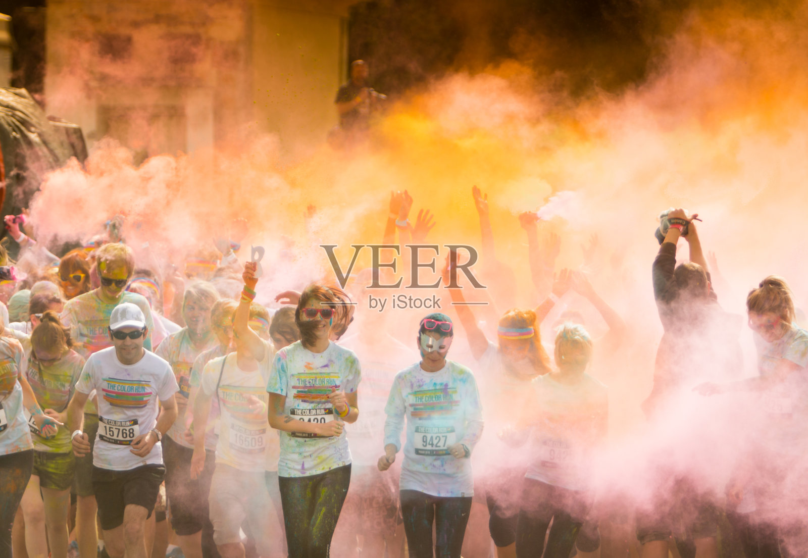 2015年布拉格彩色跑照片摄影图片