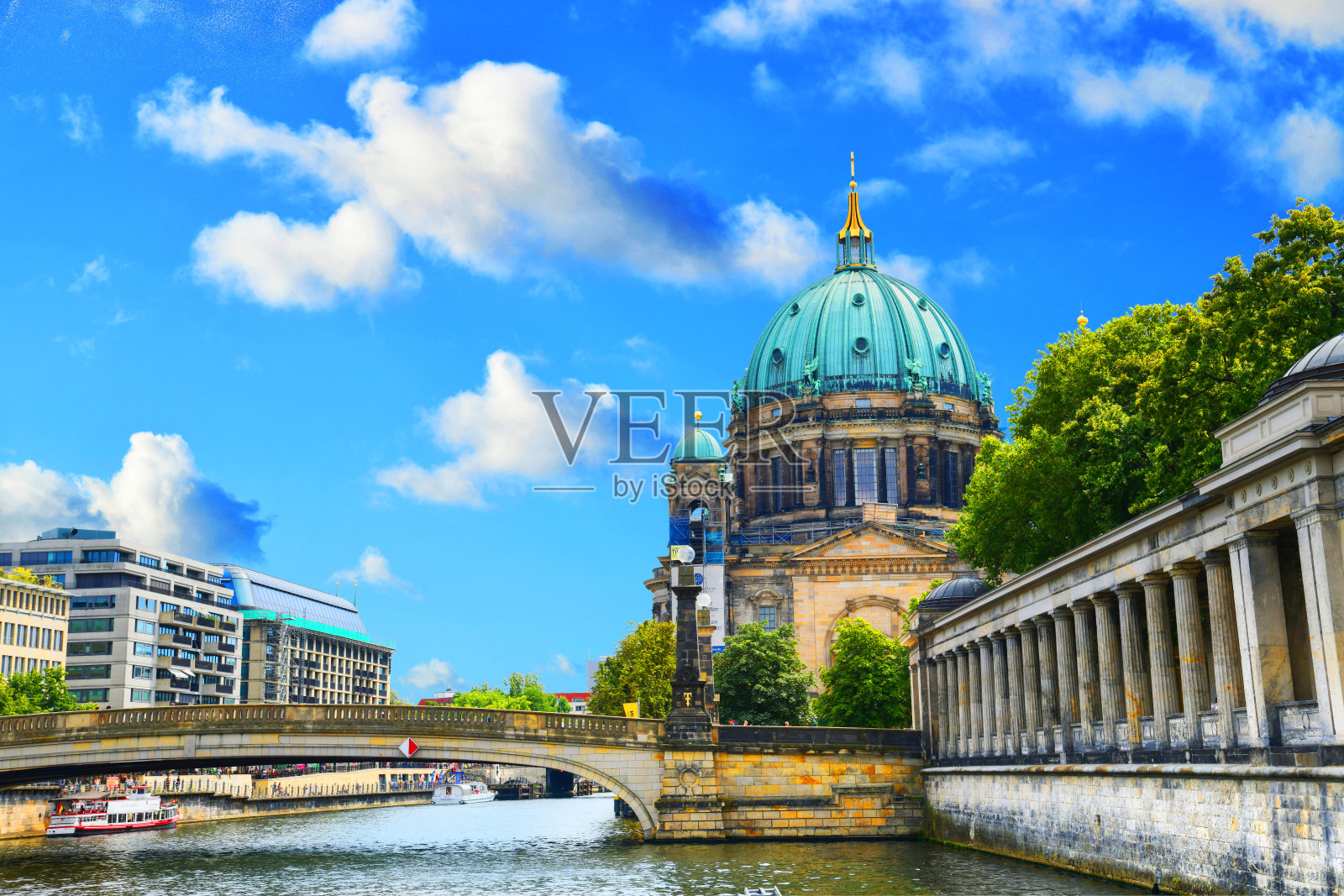 柏林大教堂。照片摄影图片