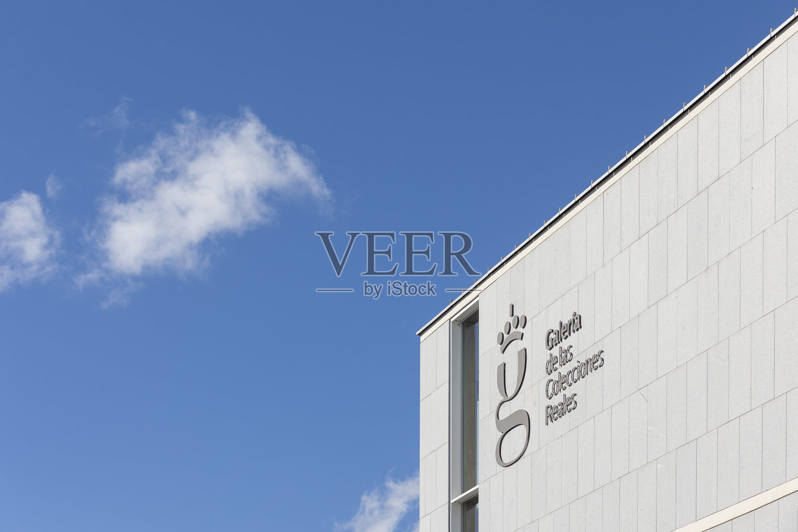 西班牙马德里皇家收藏馆的建筑照片摄影图片