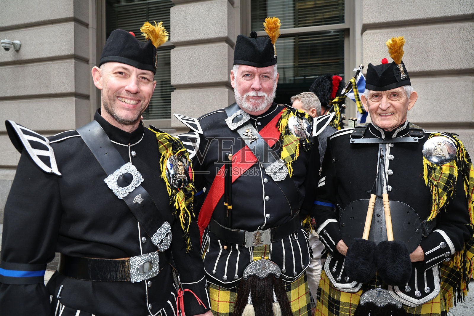 纽约市的格子呢日游行照片摄影图片