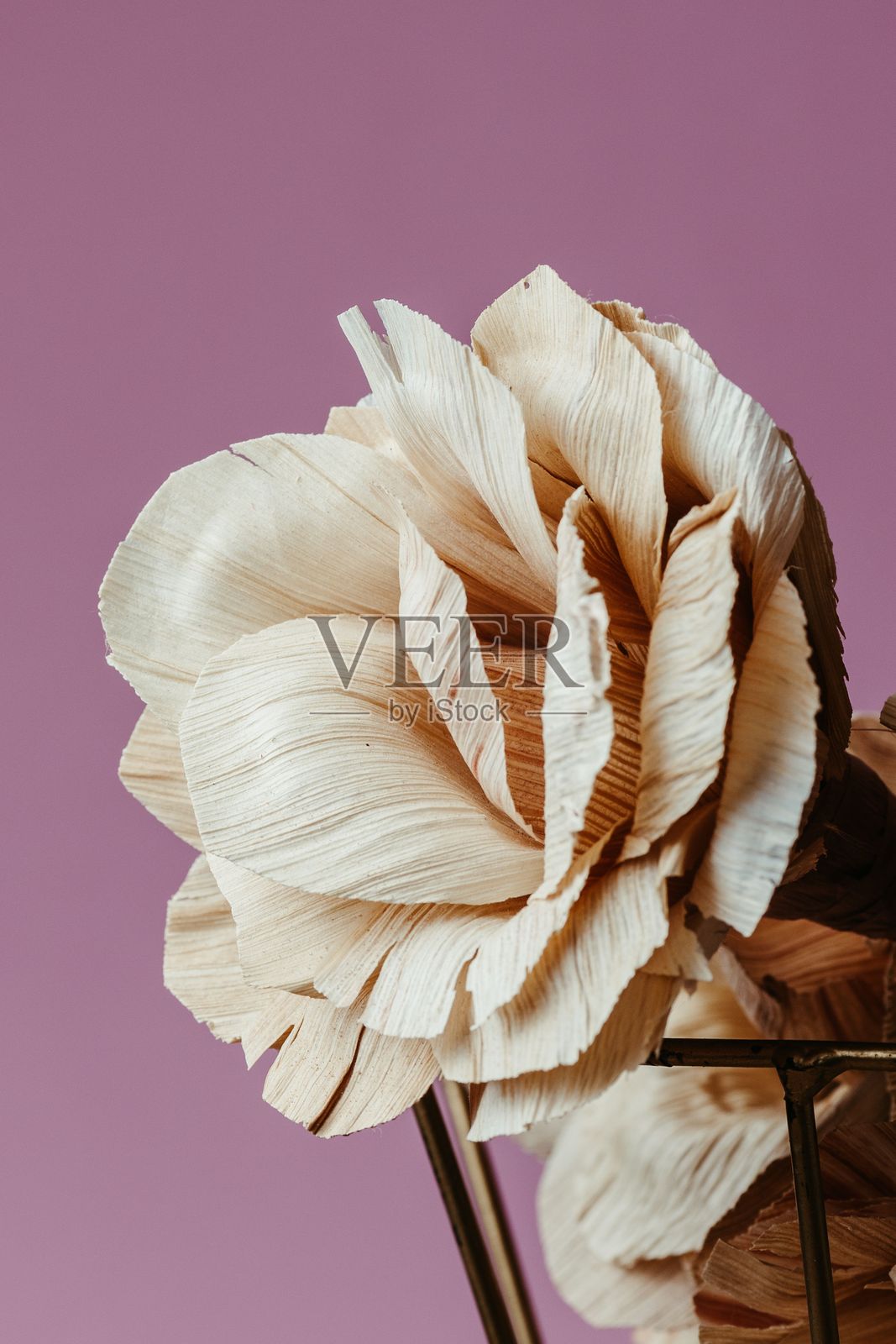 手工制作的纸花特写照片摄影图片