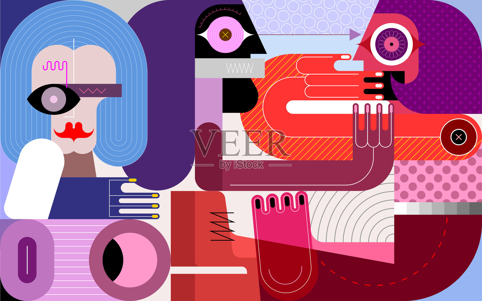 嘴巴被封住的人照片摄影图片