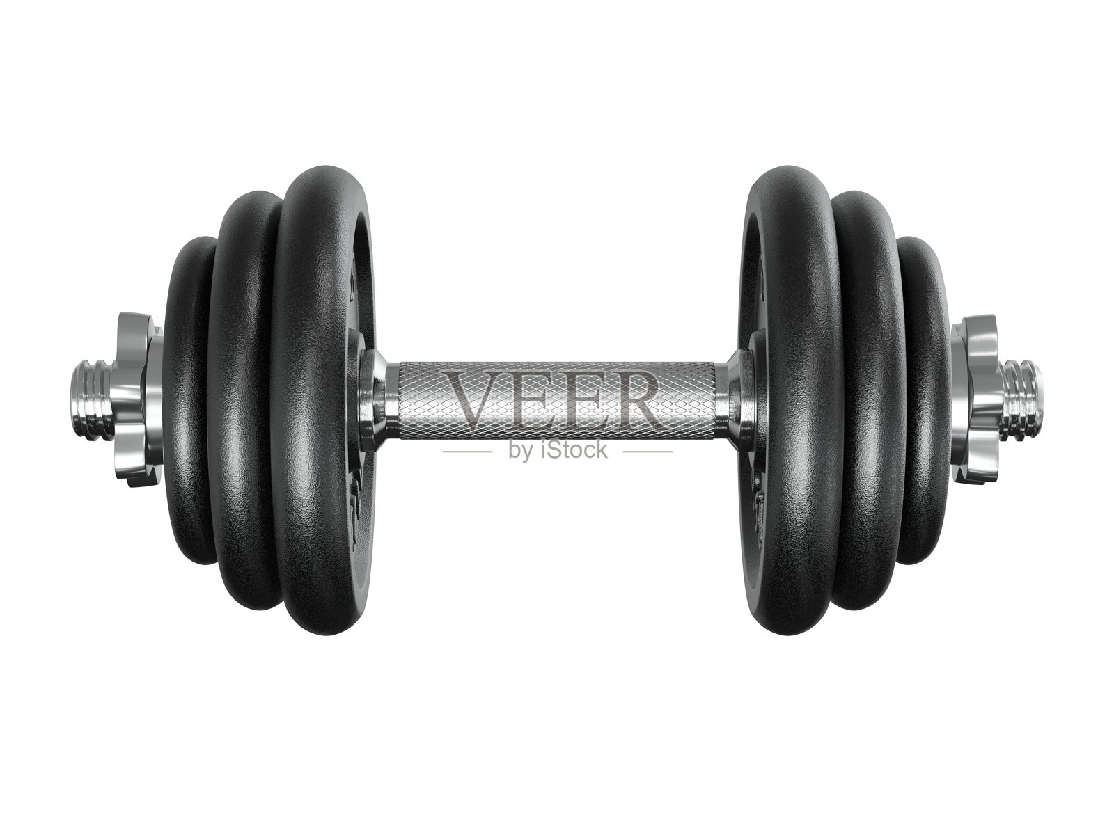 黑色可调哑铃，举重健身器材，侧视图照片摄影图片