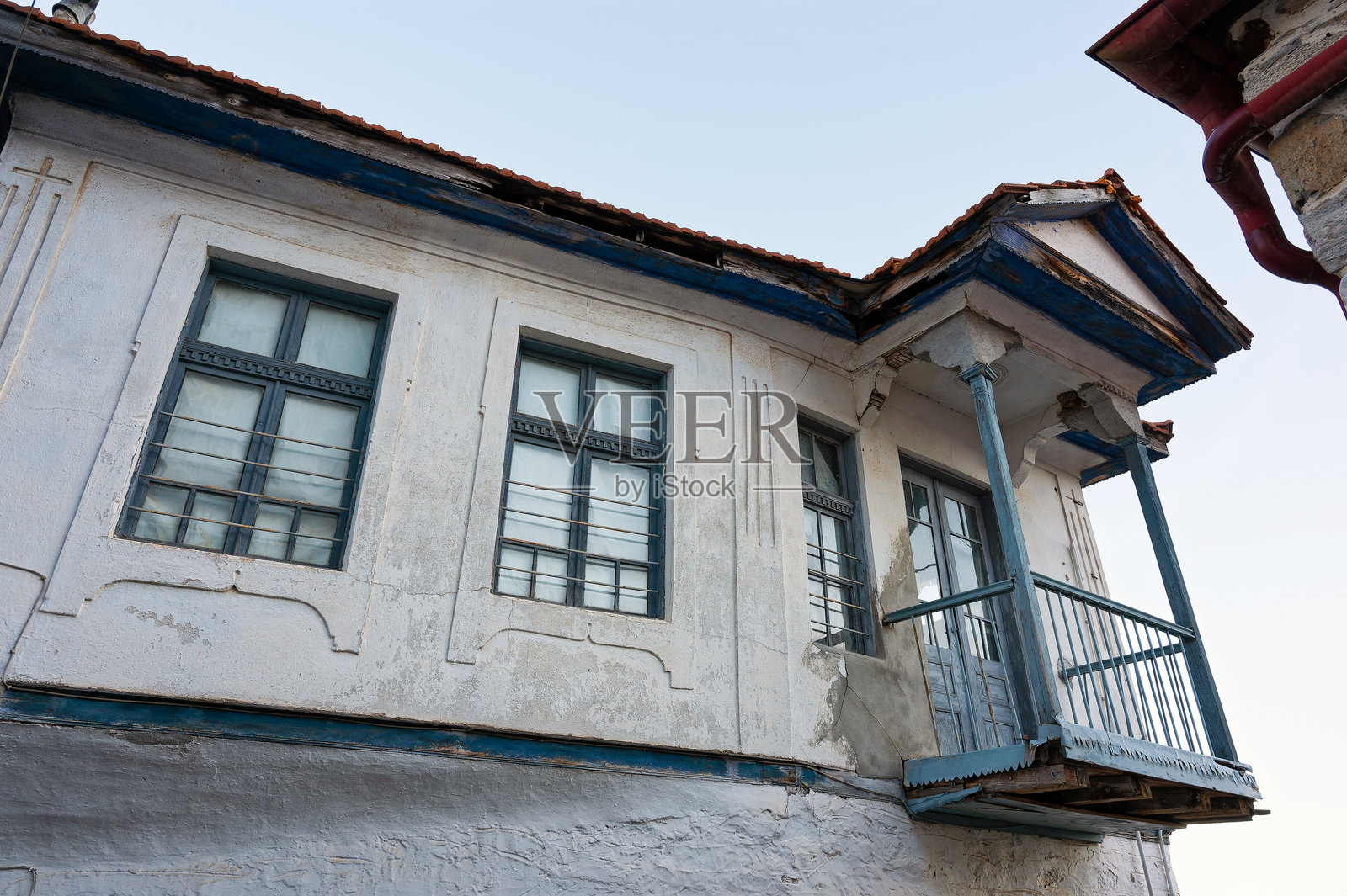 希腊的老房子照片摄影图片