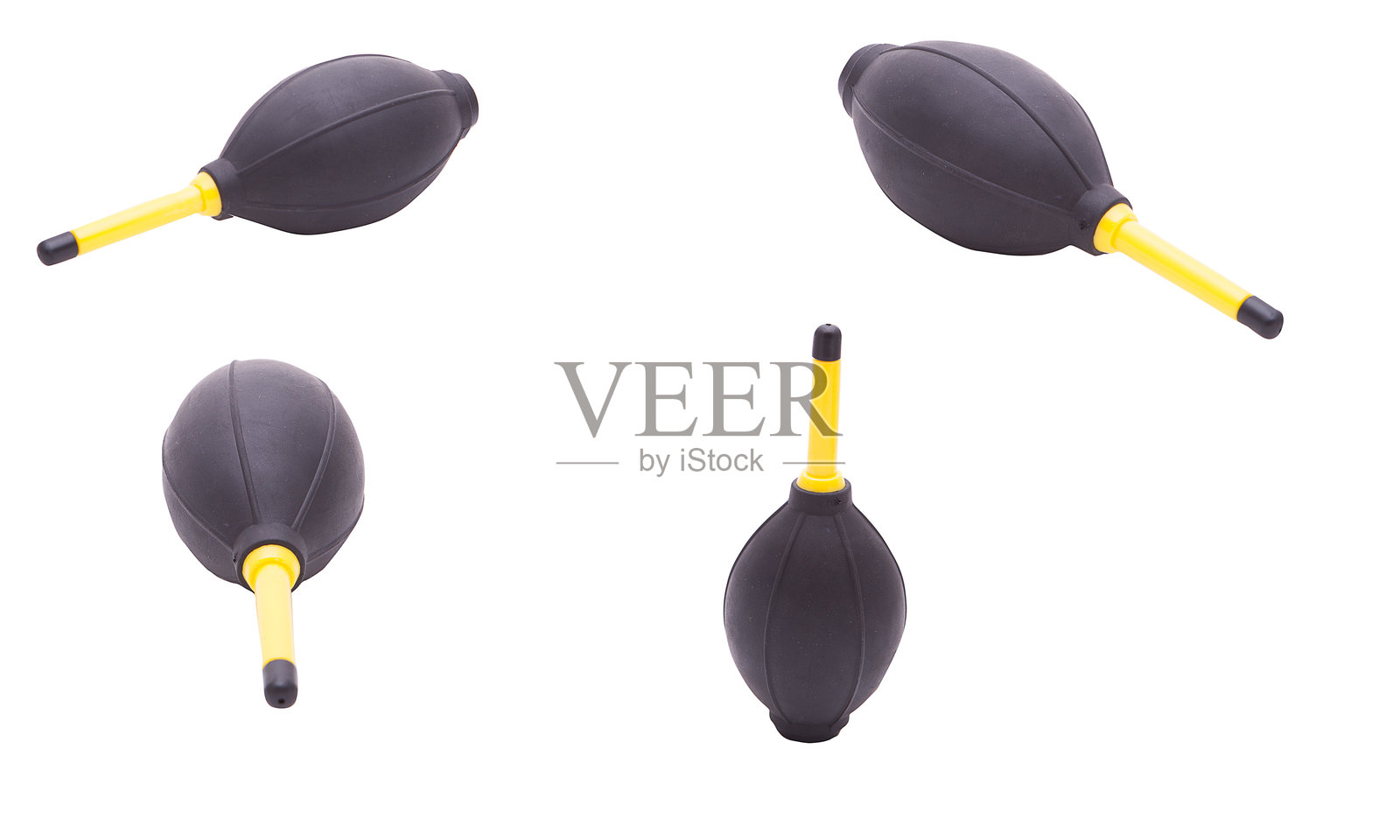 白色背景上的空气吹风机照片摄影图片