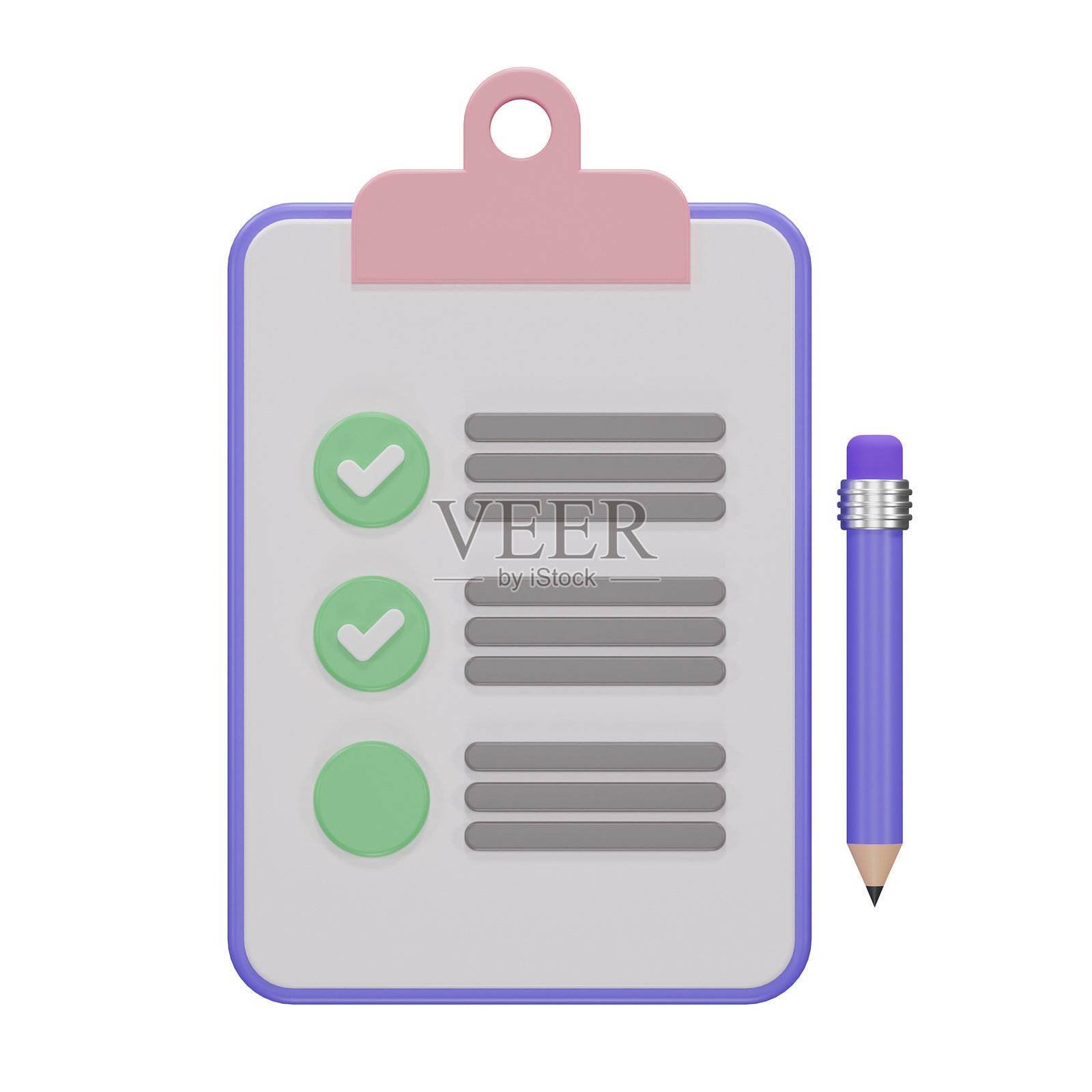 白色背景上的剪贴板纸图标元素照片摄影图片