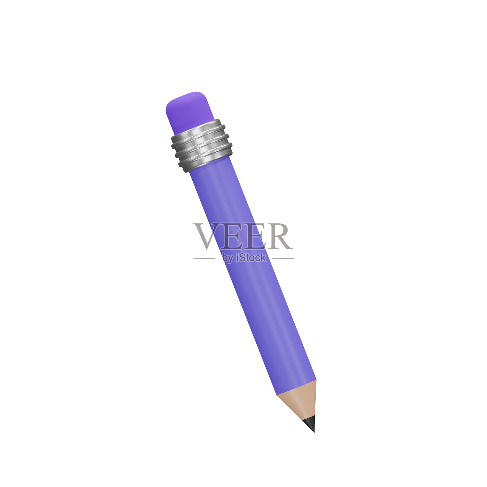 白色背景上的铅笔图标元素照片摄影图片