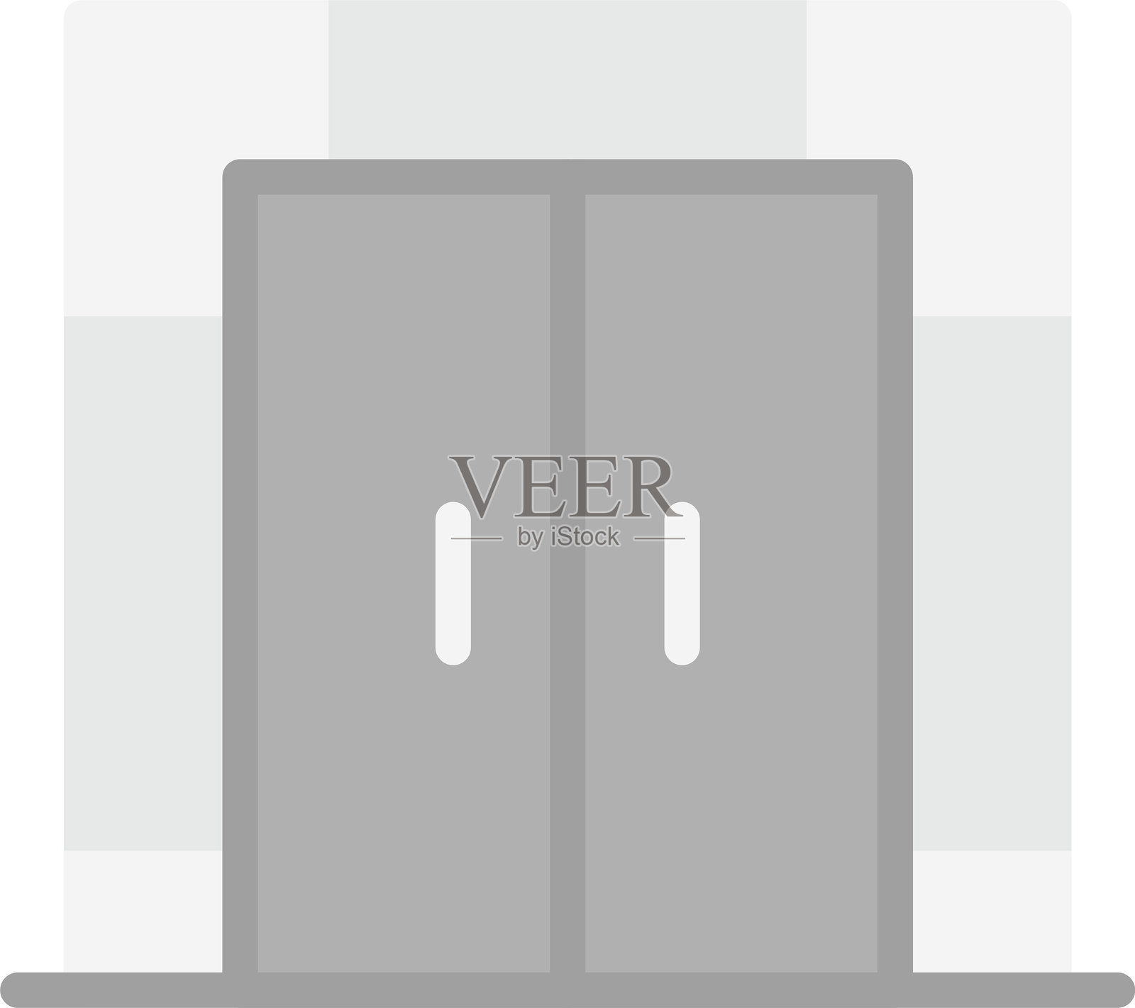 门图标插画图片素材