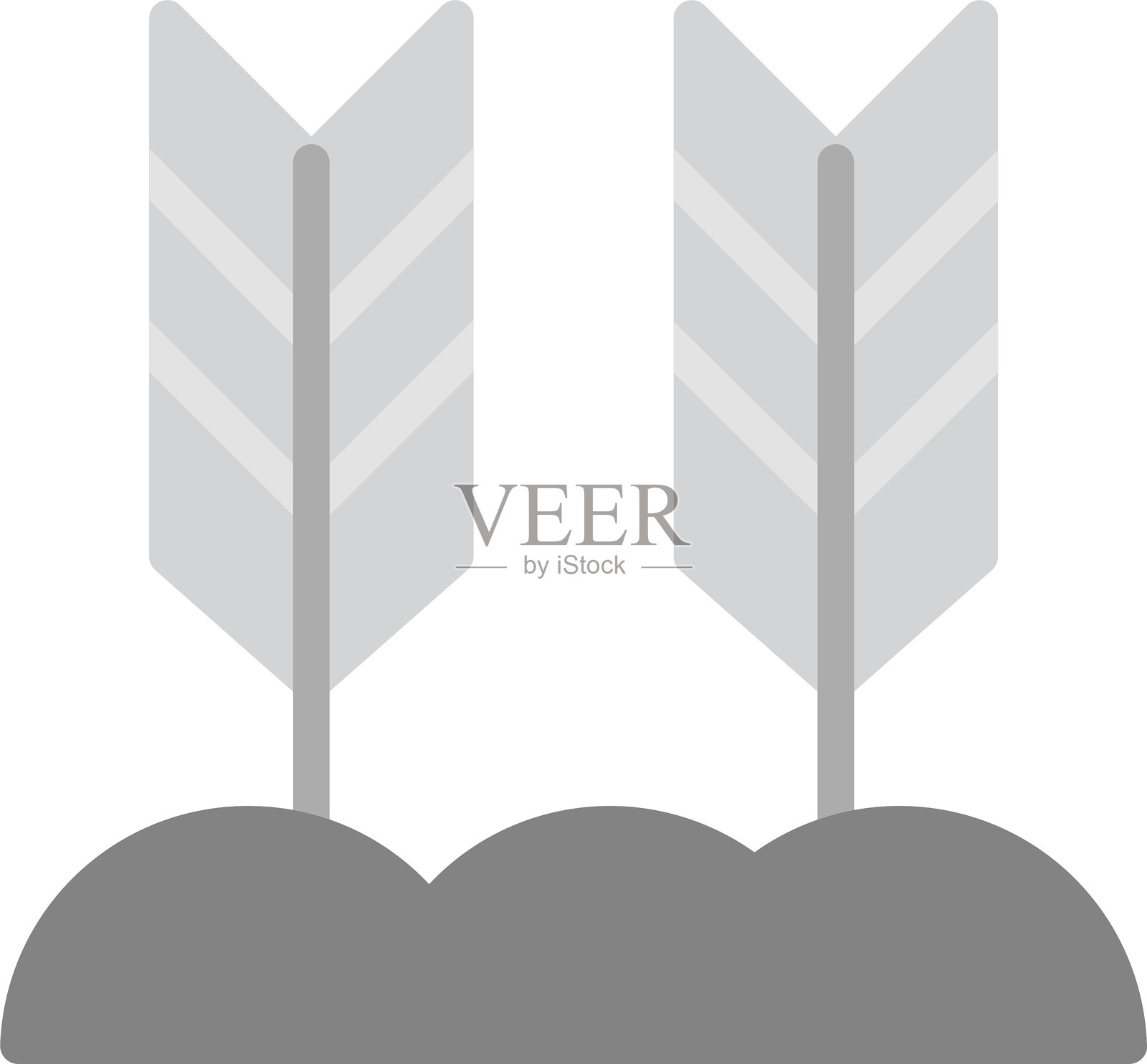 小麦图标插画图片素材