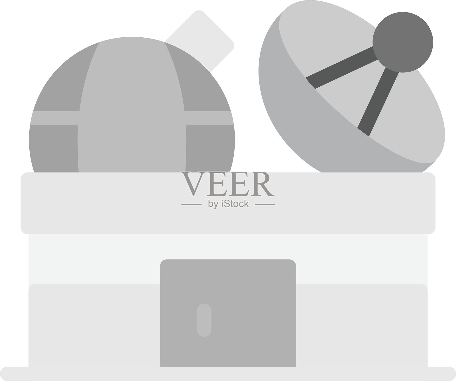 天文台图标插画图片素材