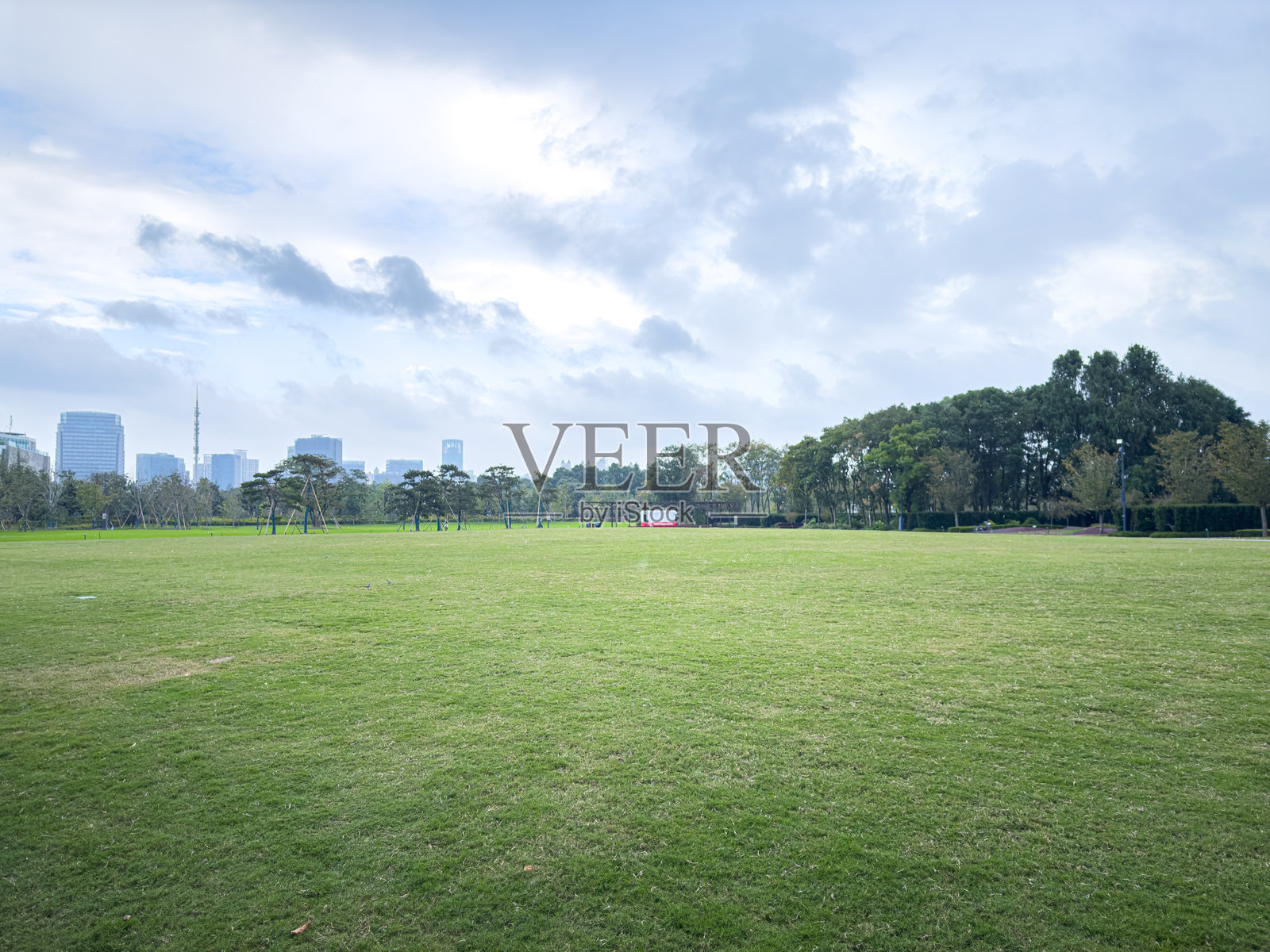 市民和游客在中国上海的公共公园里玩耍照片摄影图片