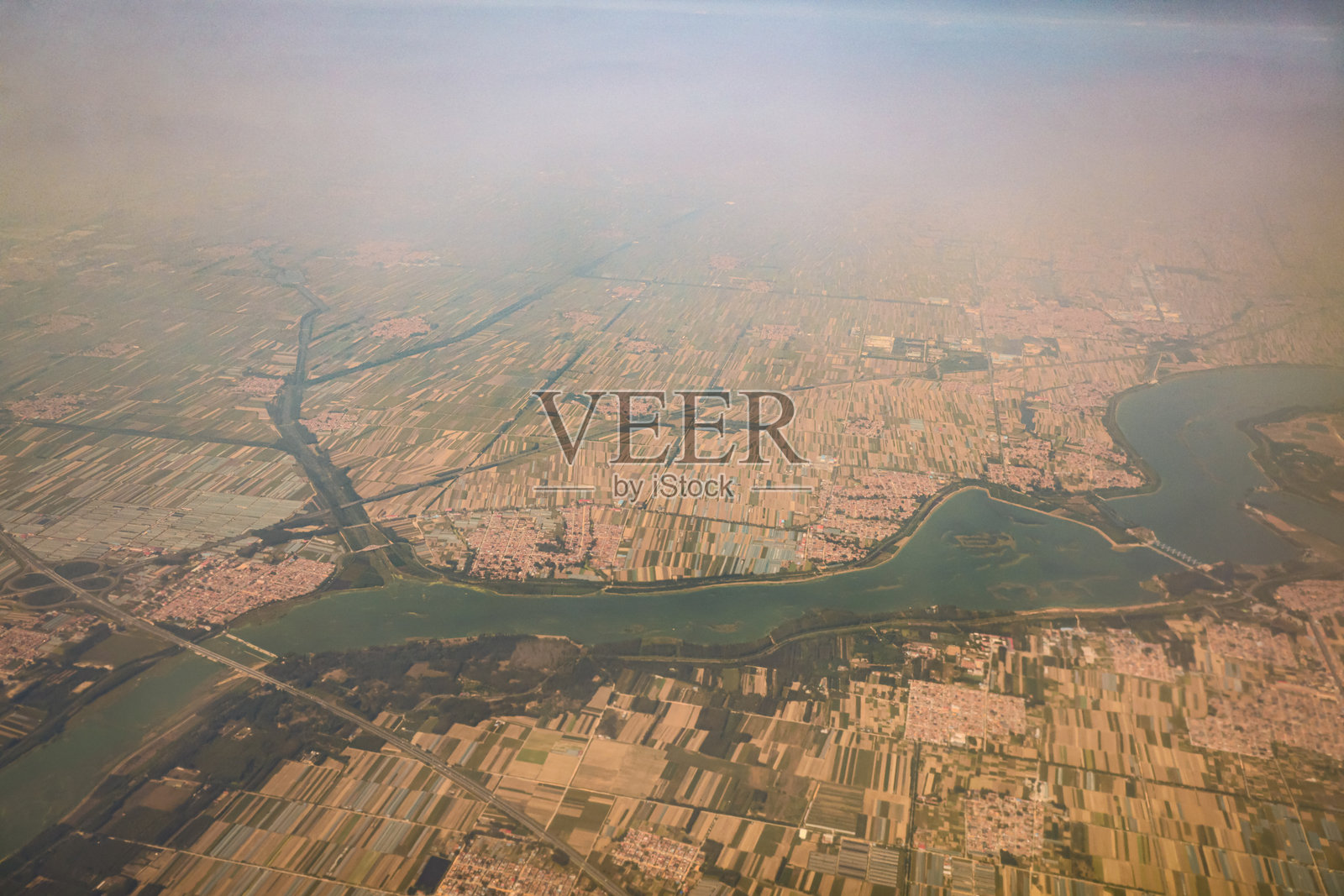 东亚风景的航拍摄影照片摄影图片