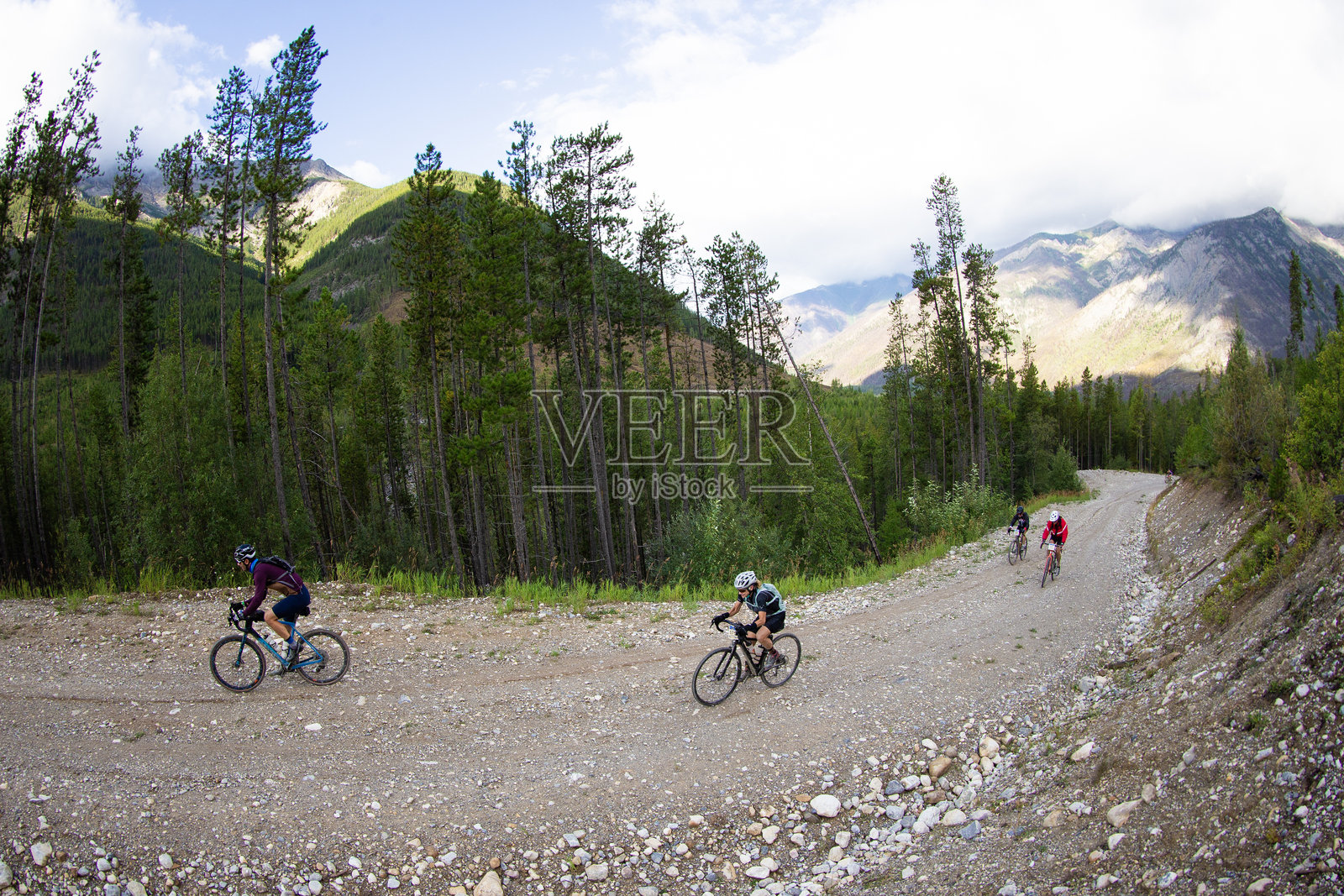 TransRockies 碎石皇家自行车赛照片摄影图片