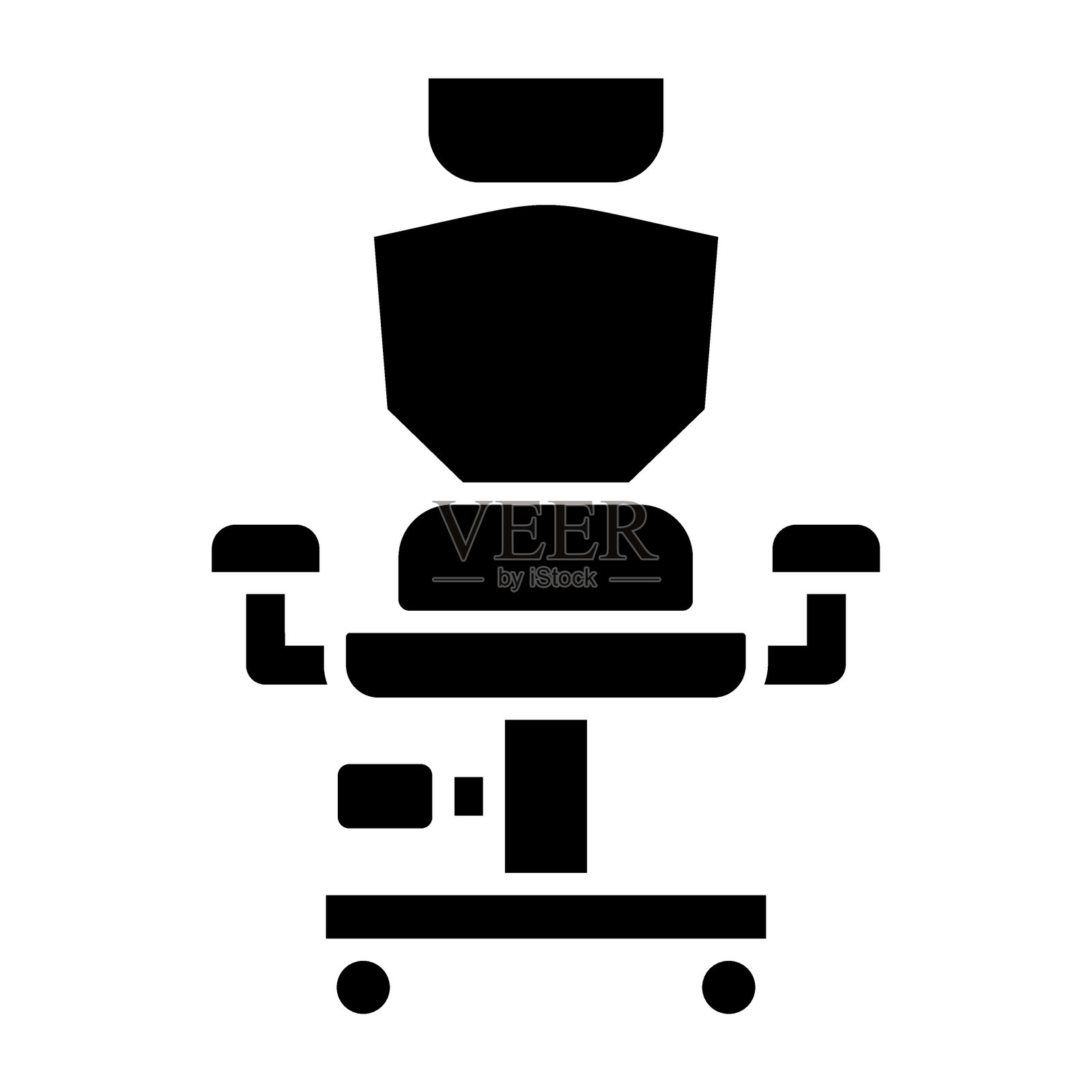 游戏椅图标风格插画图片素材