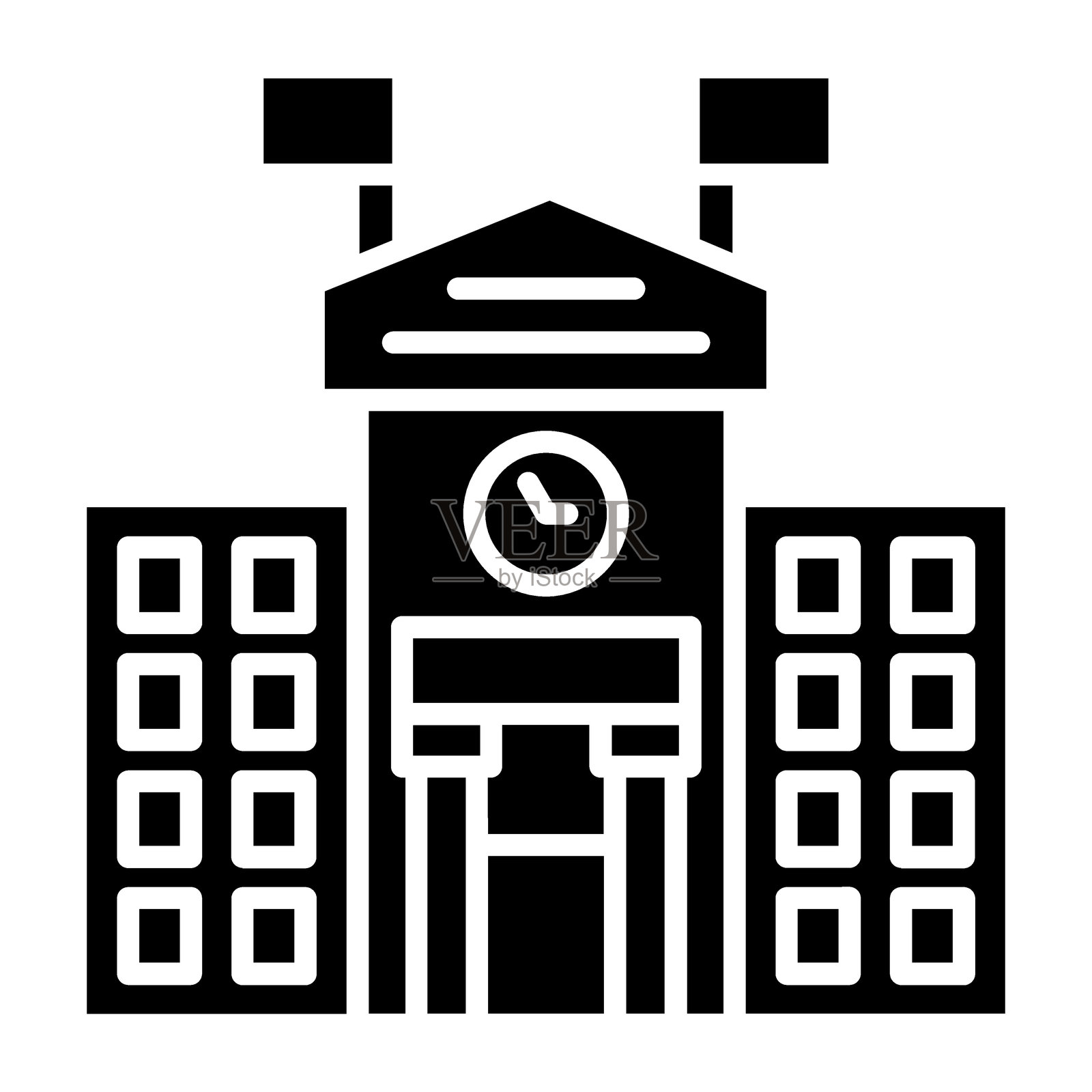 大学图标风格插画图片素材