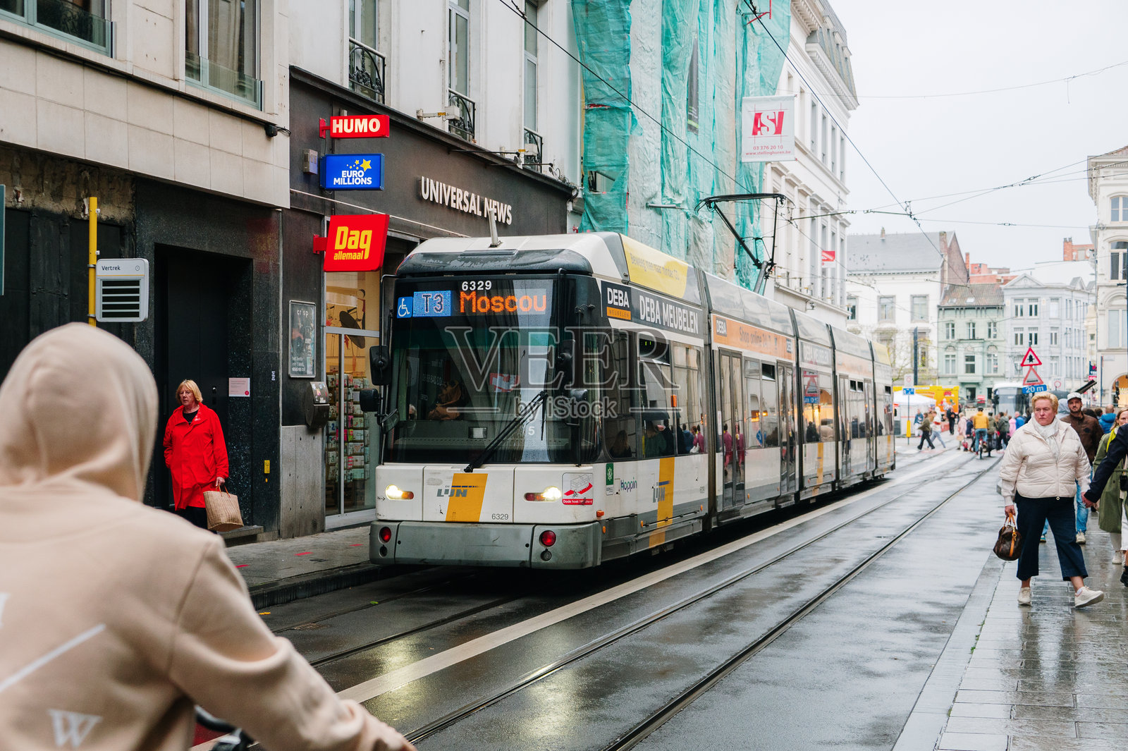 根特的电车照片摄影图片