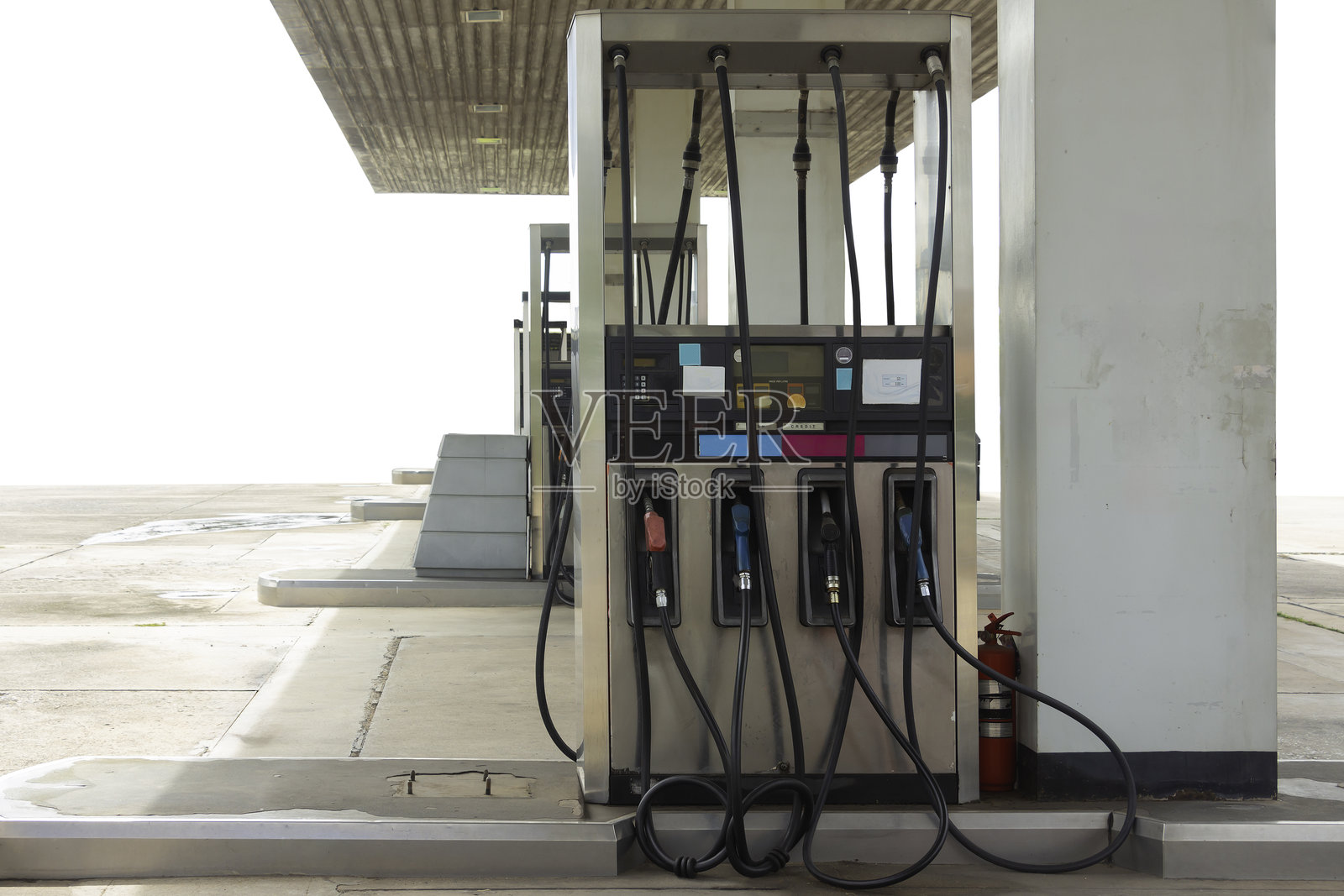 停业的加油站便利店照片摄影图片