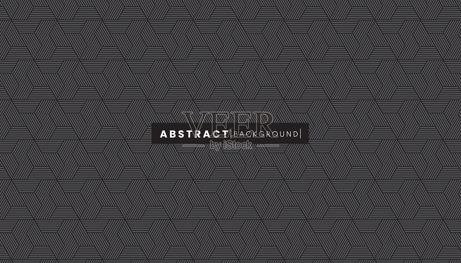 现代无缝几何图案，具有相互连接的线条和形状。抽象的单色线条背景。插画图片素材