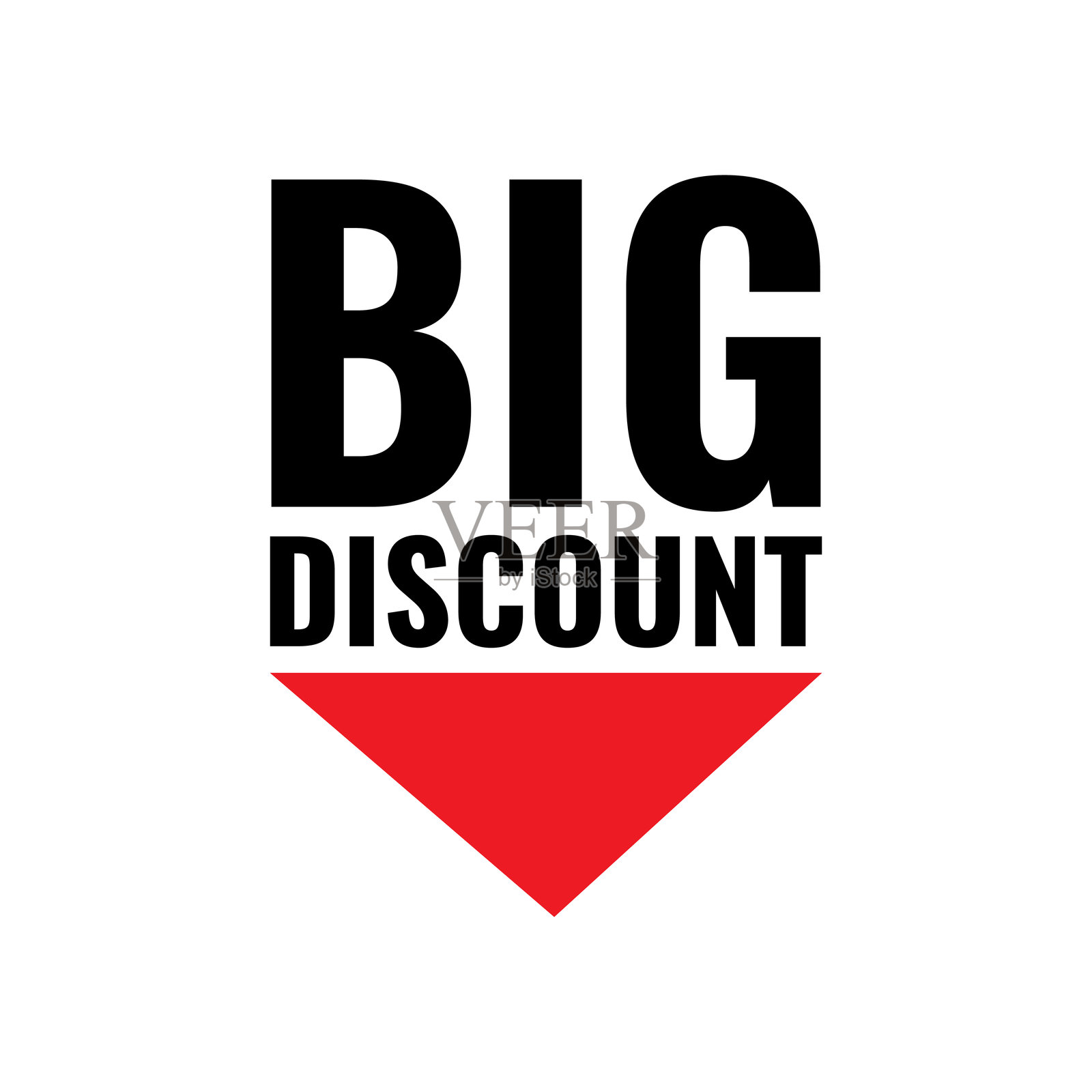 折扣标签图标。优惠、促销、新年折扣标志插画图片素材