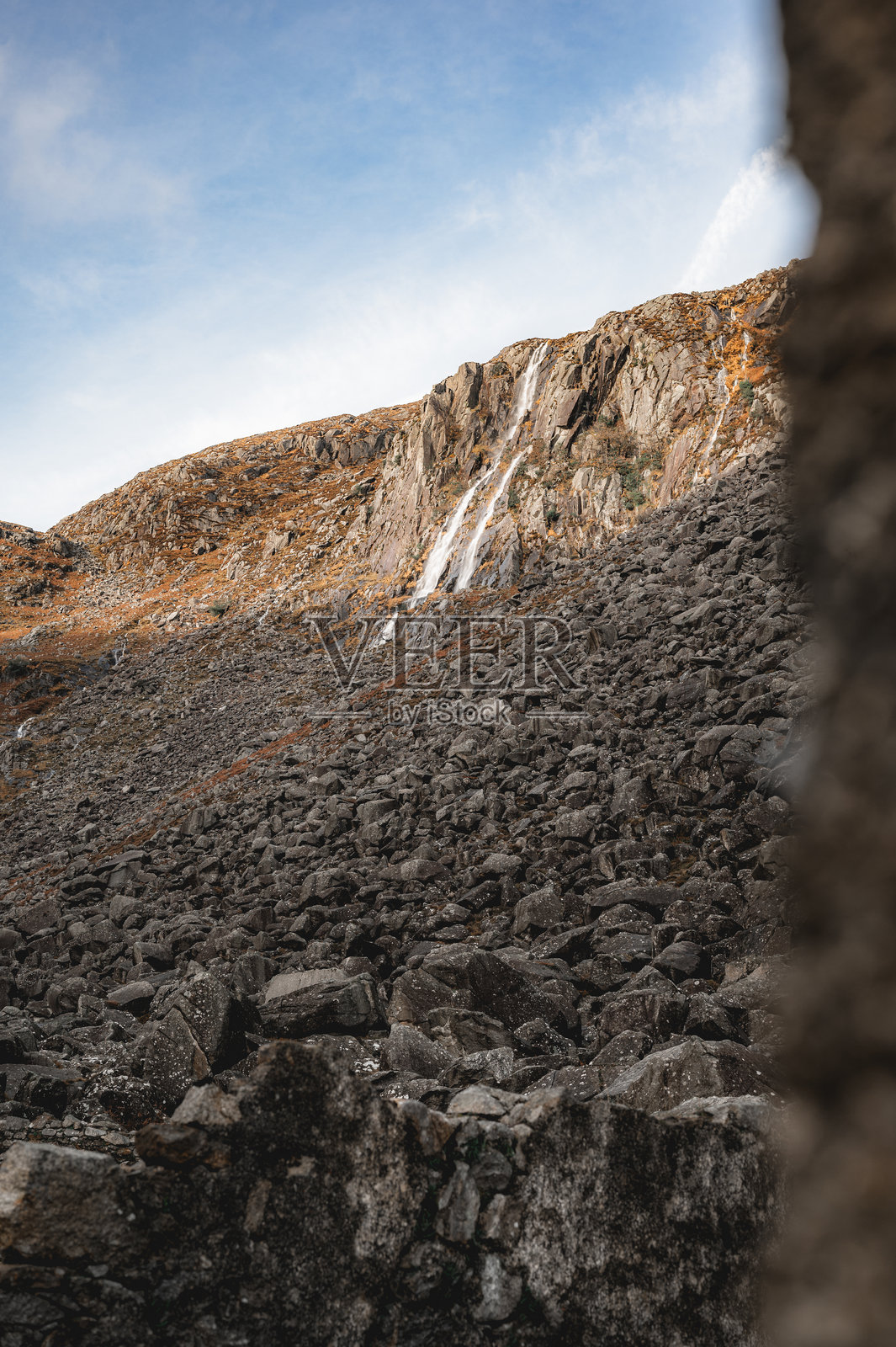 威克洛县的古老格伦达洛矿区照片摄影图片