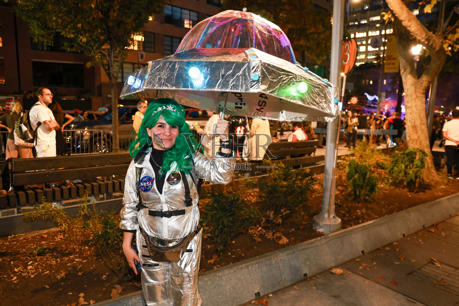 纽约第51届年度万圣节游行照片摄影图片