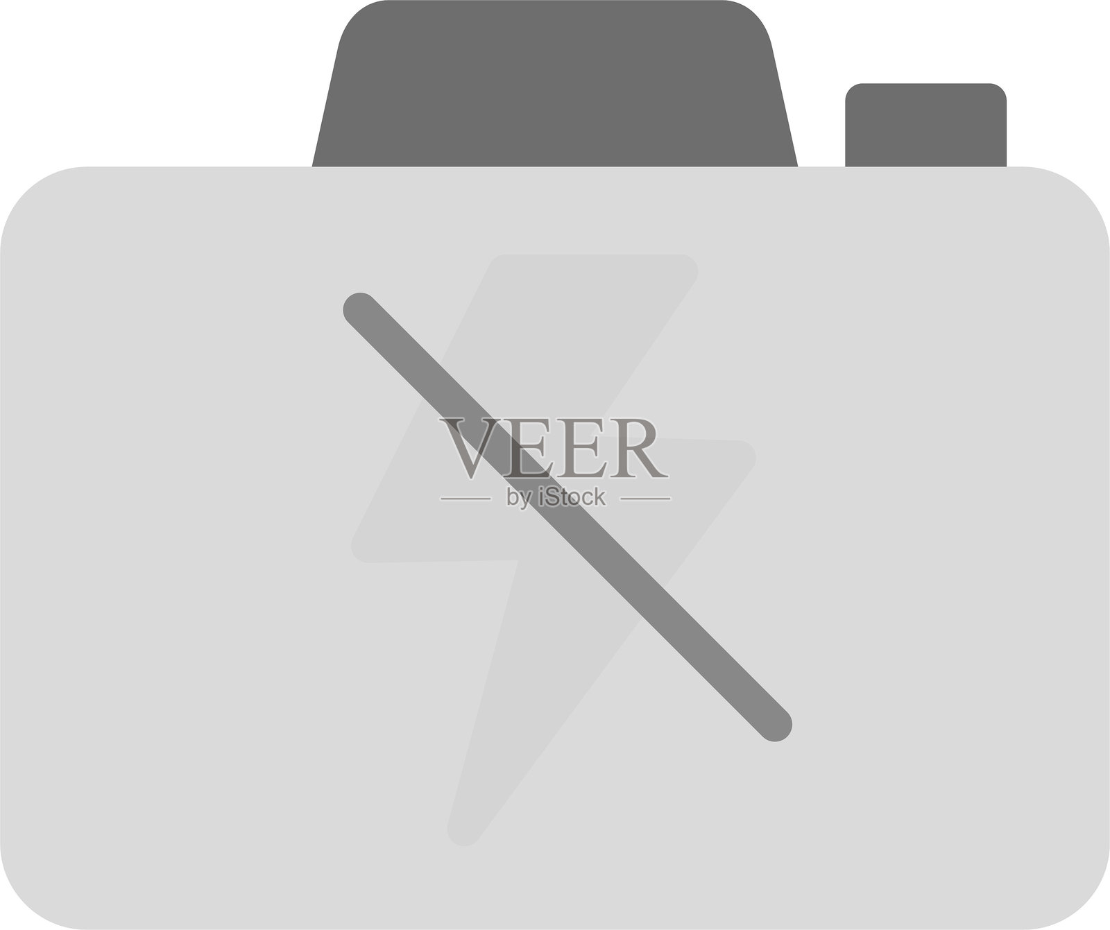 无闪光图标插画图片素材