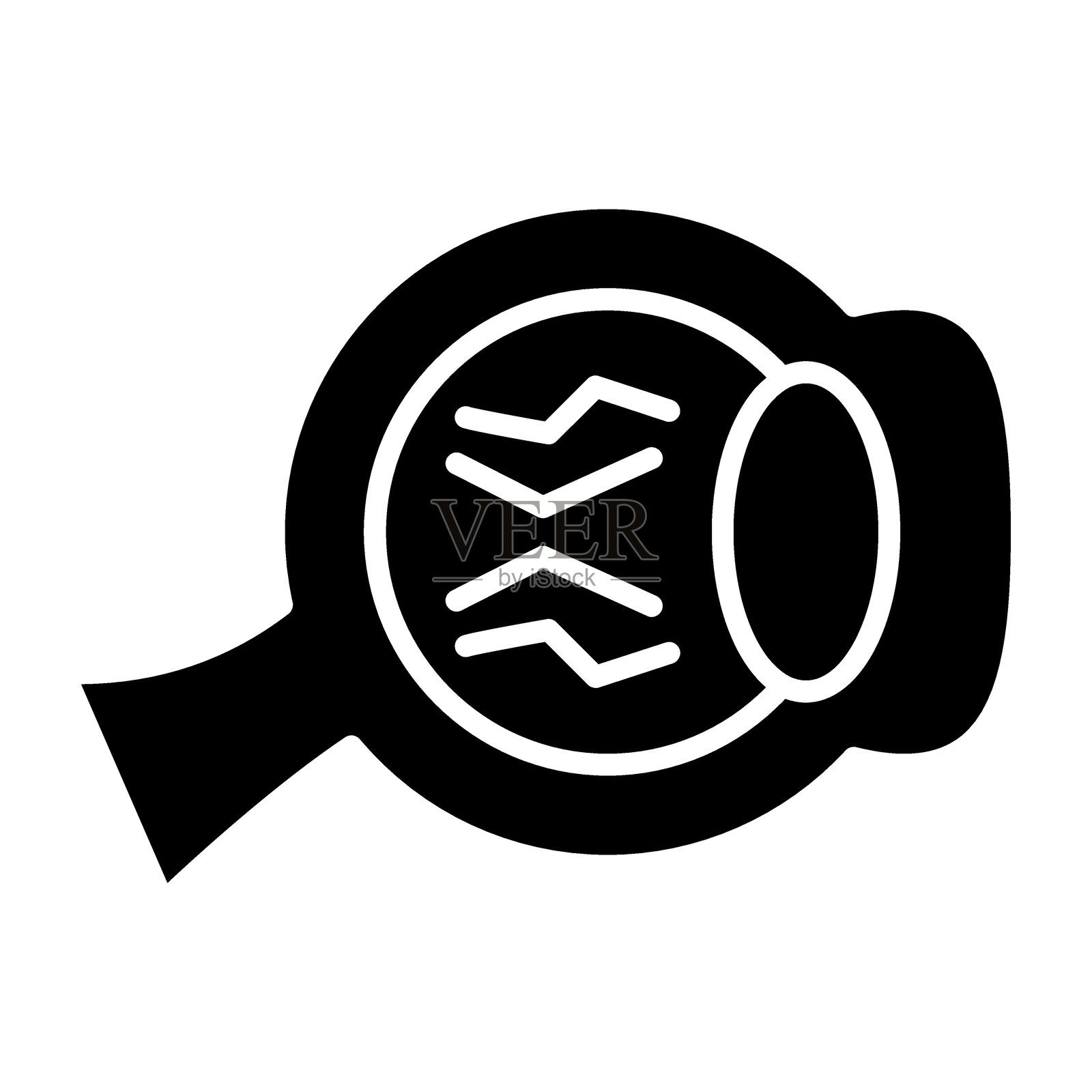 视神经图标风格插画图片素材