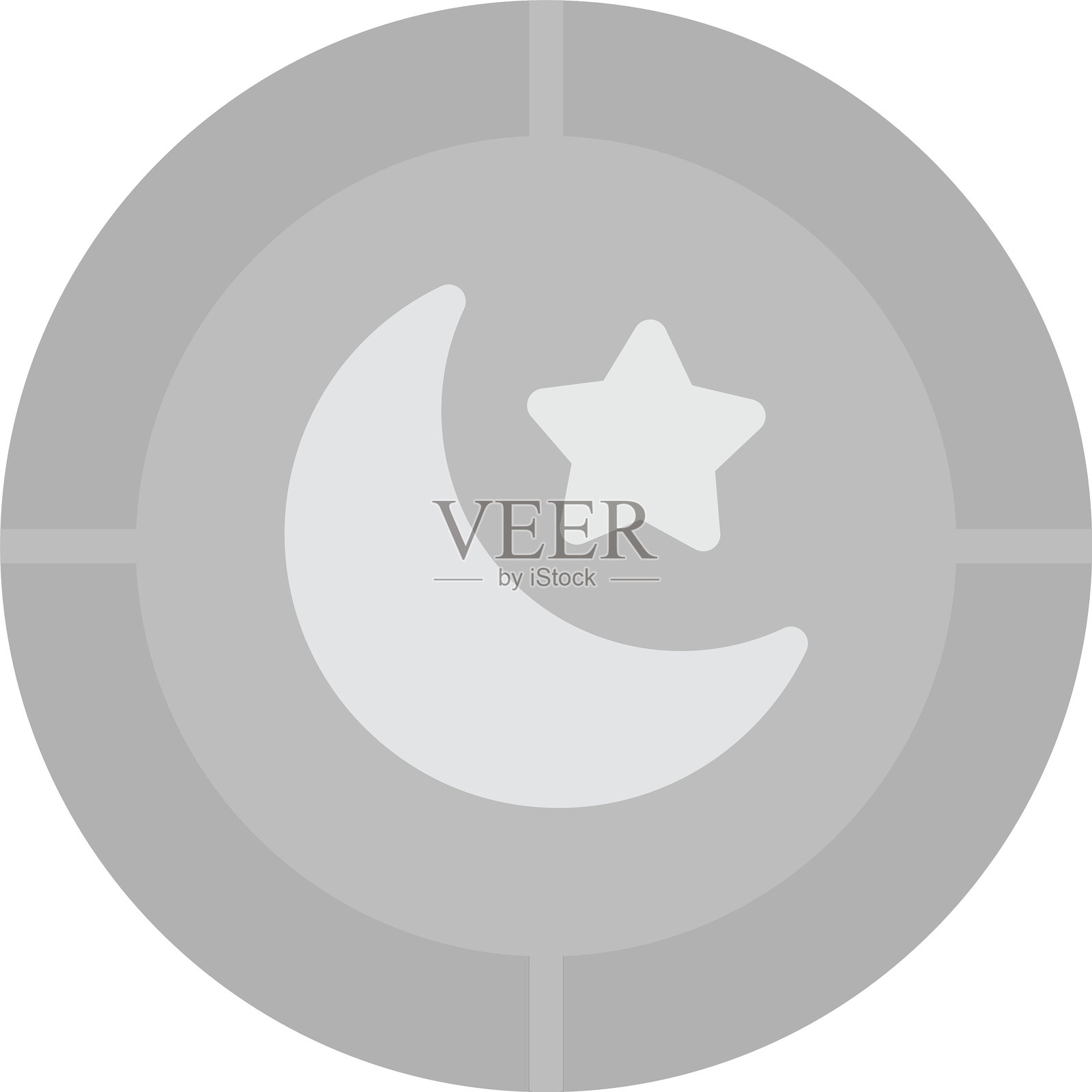 夜晚图标插画图片素材