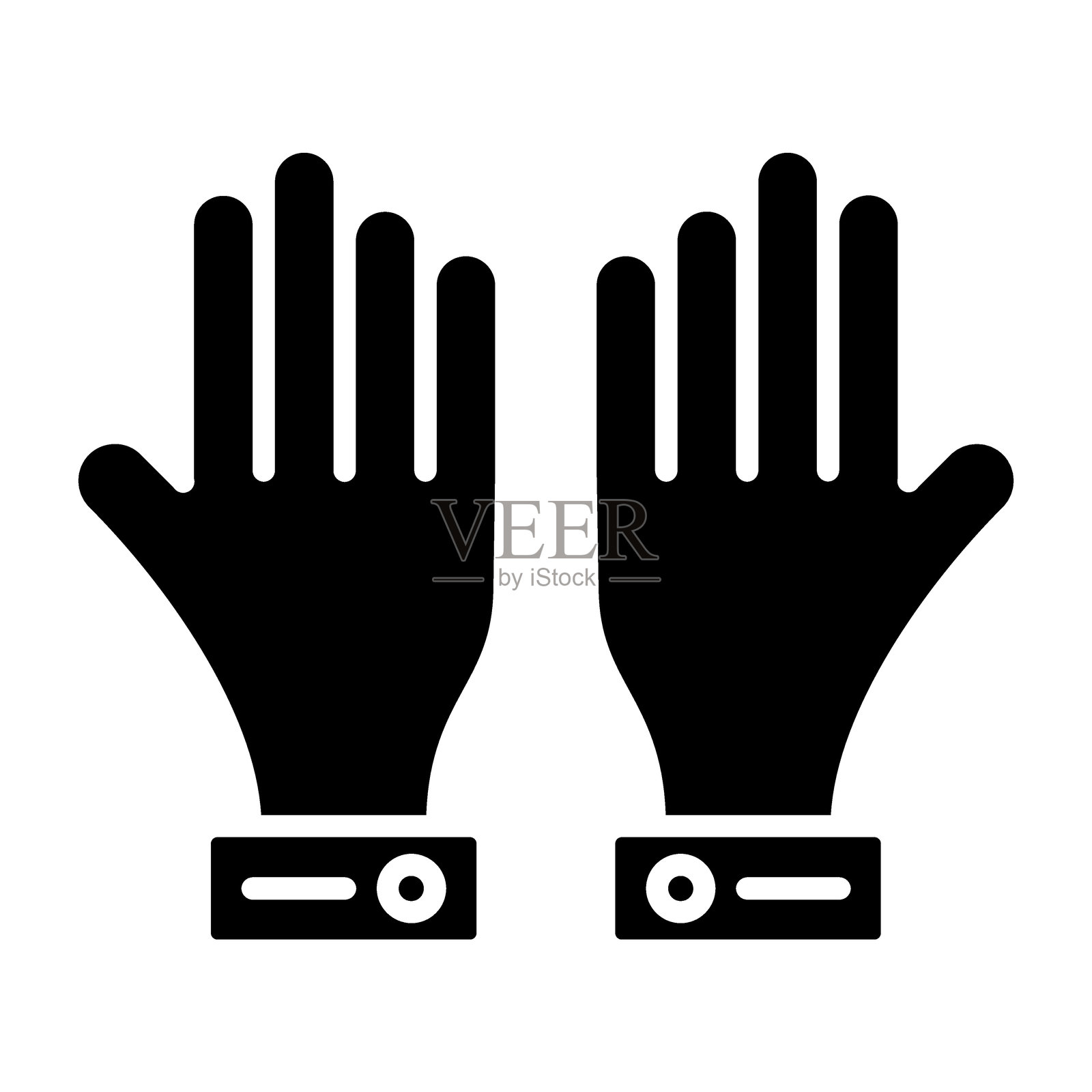 手套图标风格插画图片素材