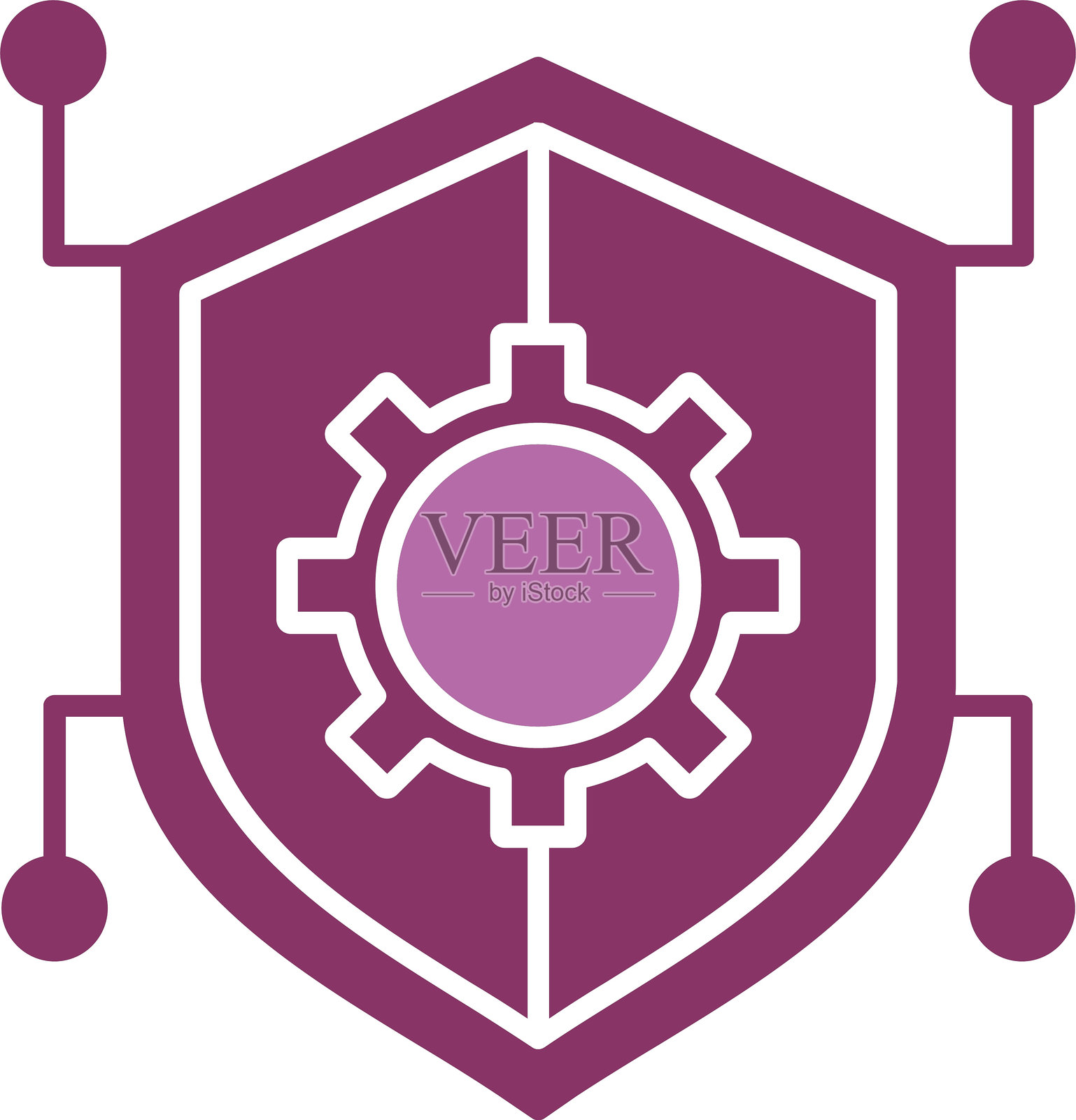 安全插画图片素材