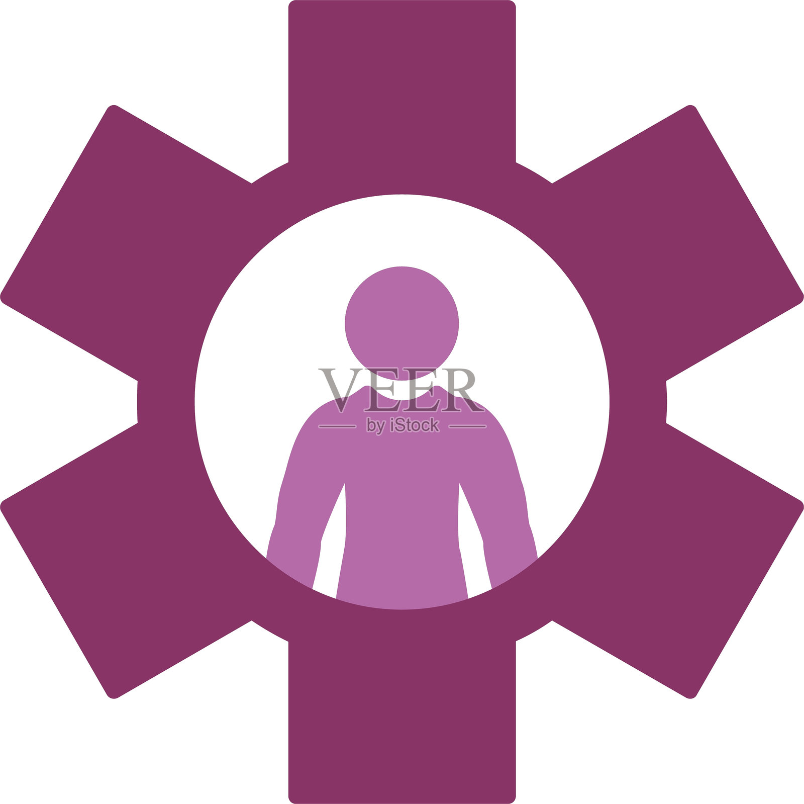 工作图标双色设计插画图片素材