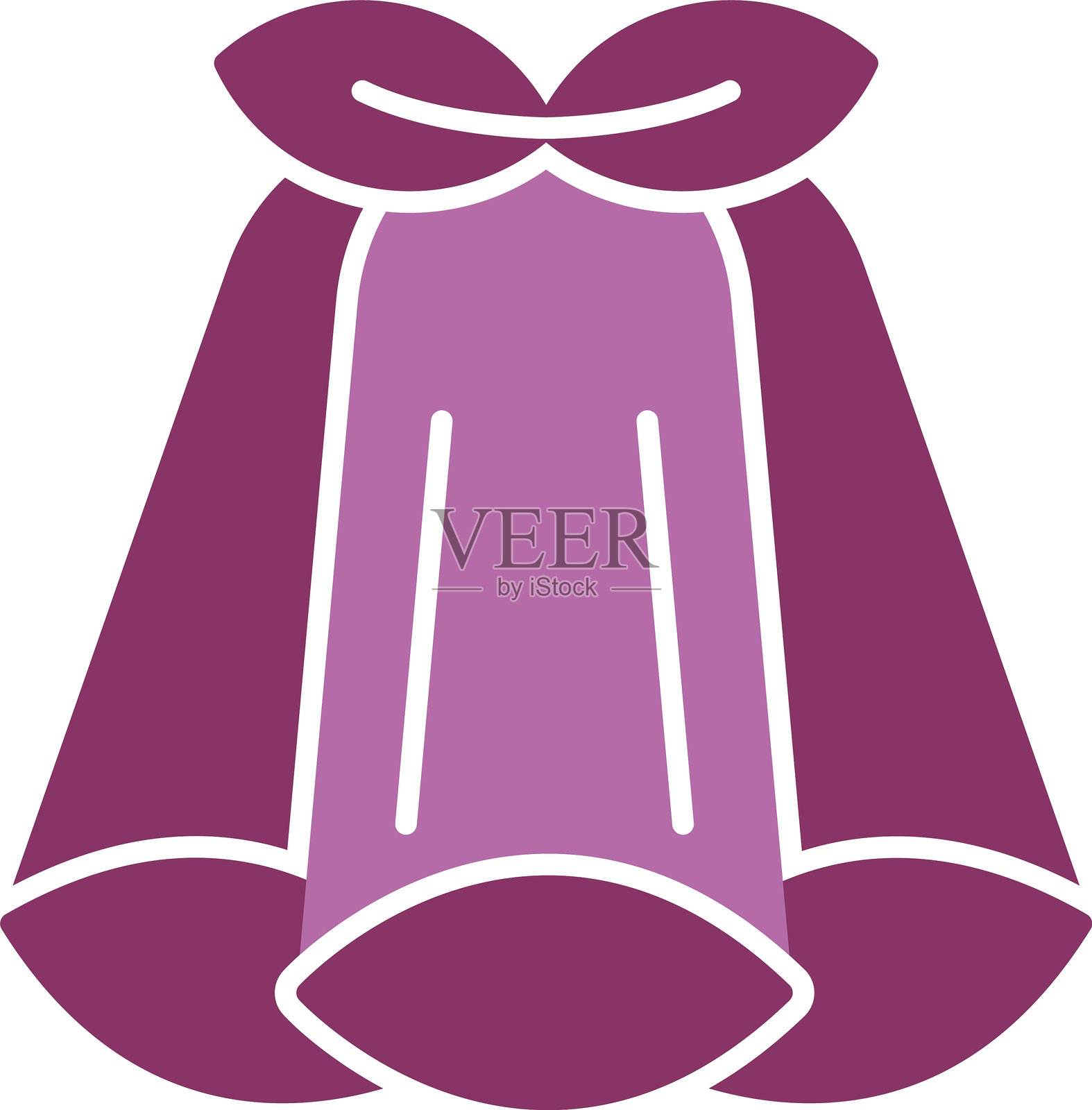 梨子图标双色设计插画图片素材