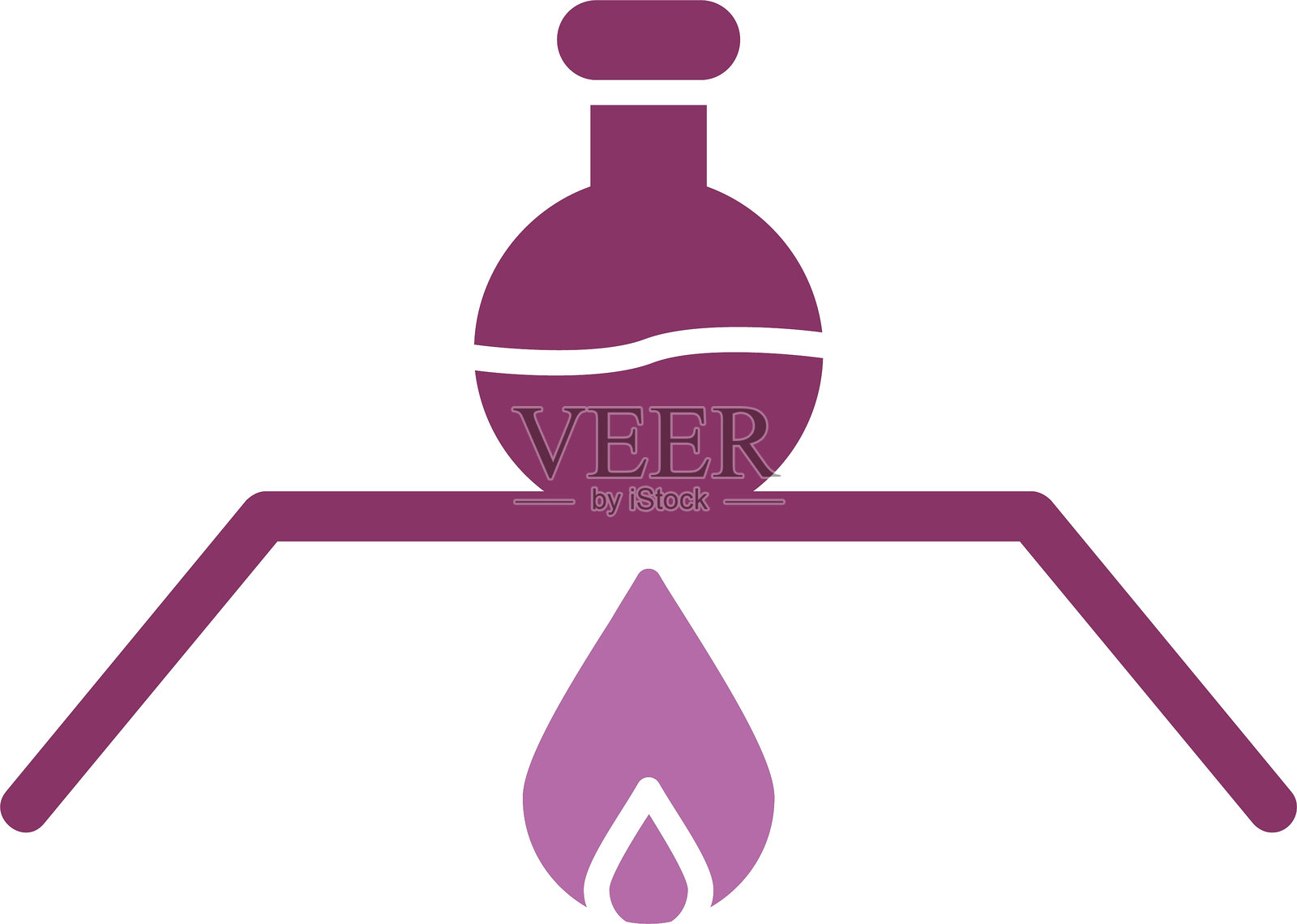 燃烧器图标双色设计插画图片素材