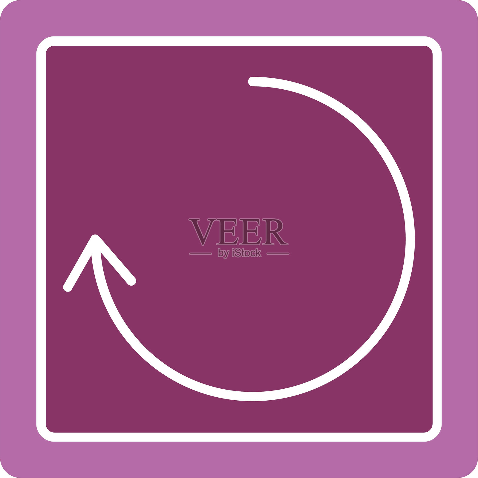 旋转的双色图标插画图片素材