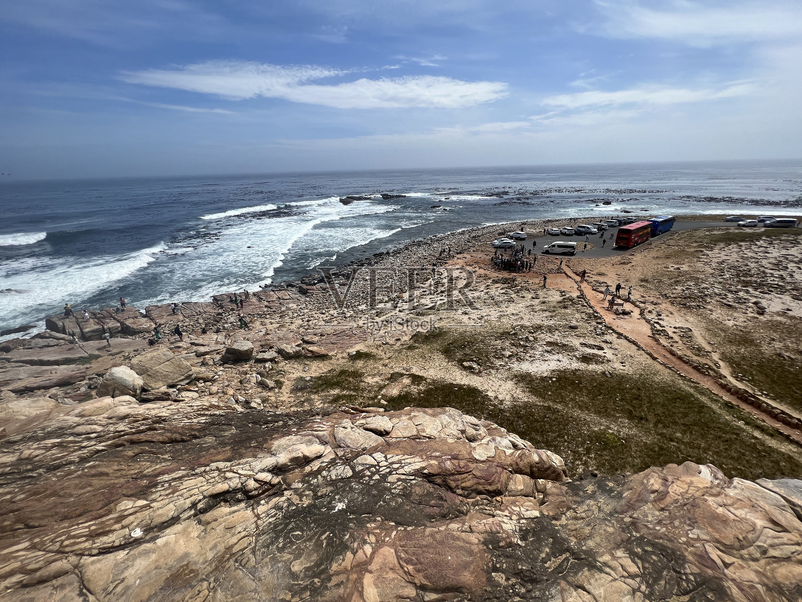 游客在南非好望角游览照片摄影图片