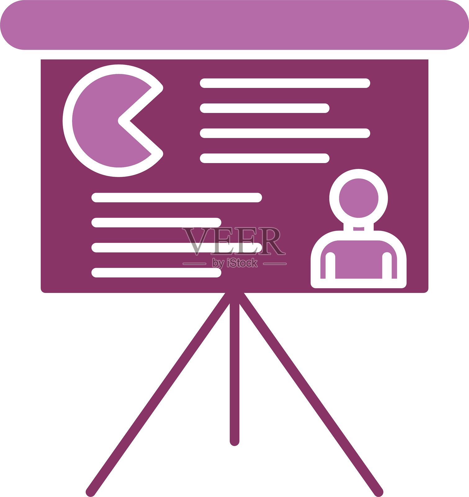 演示图标双色图标插画图片素材