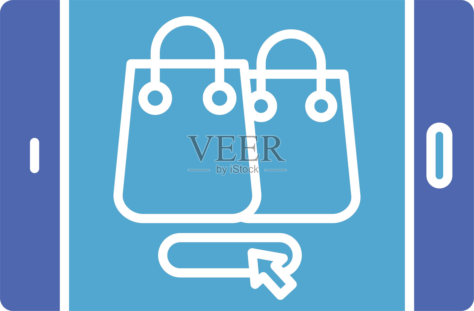 电子商务图标（双色）插画图片素材