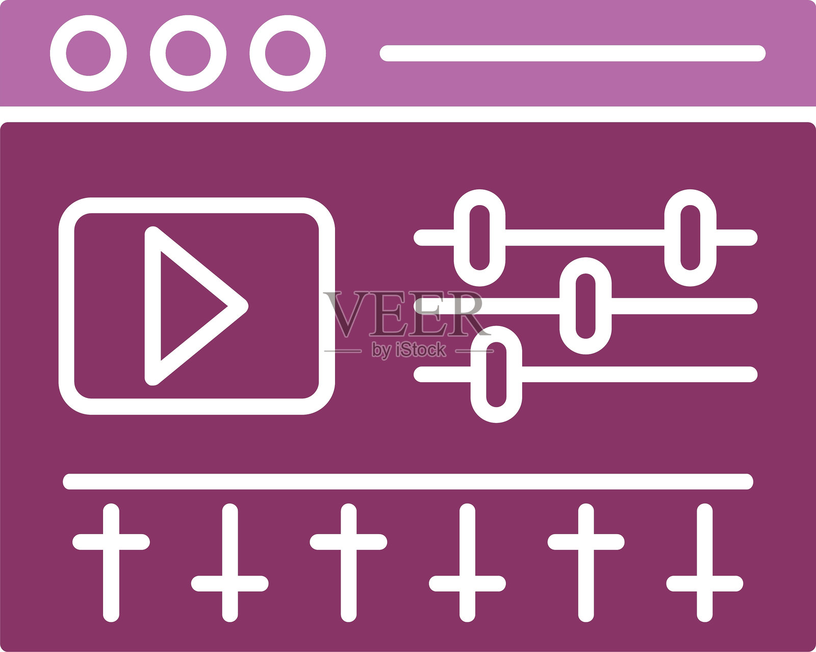 编辑器图标（双色）插画图片素材