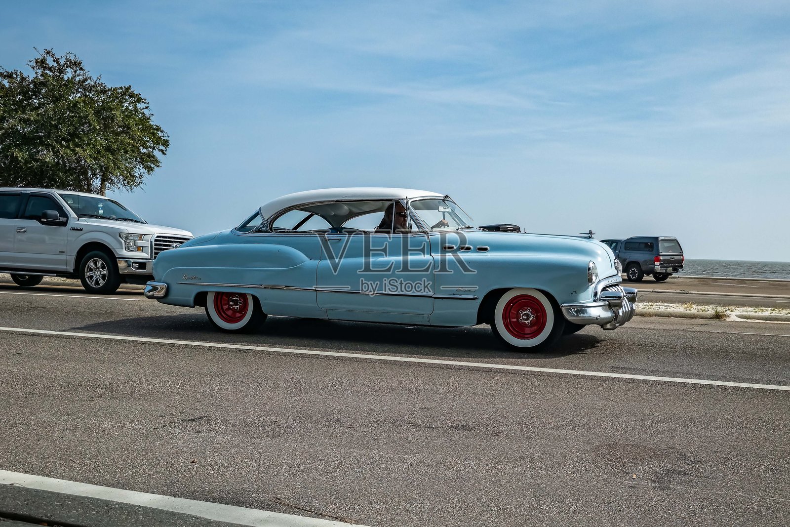 1950年别克超级动力流动2门硬顶车照片摄影图片