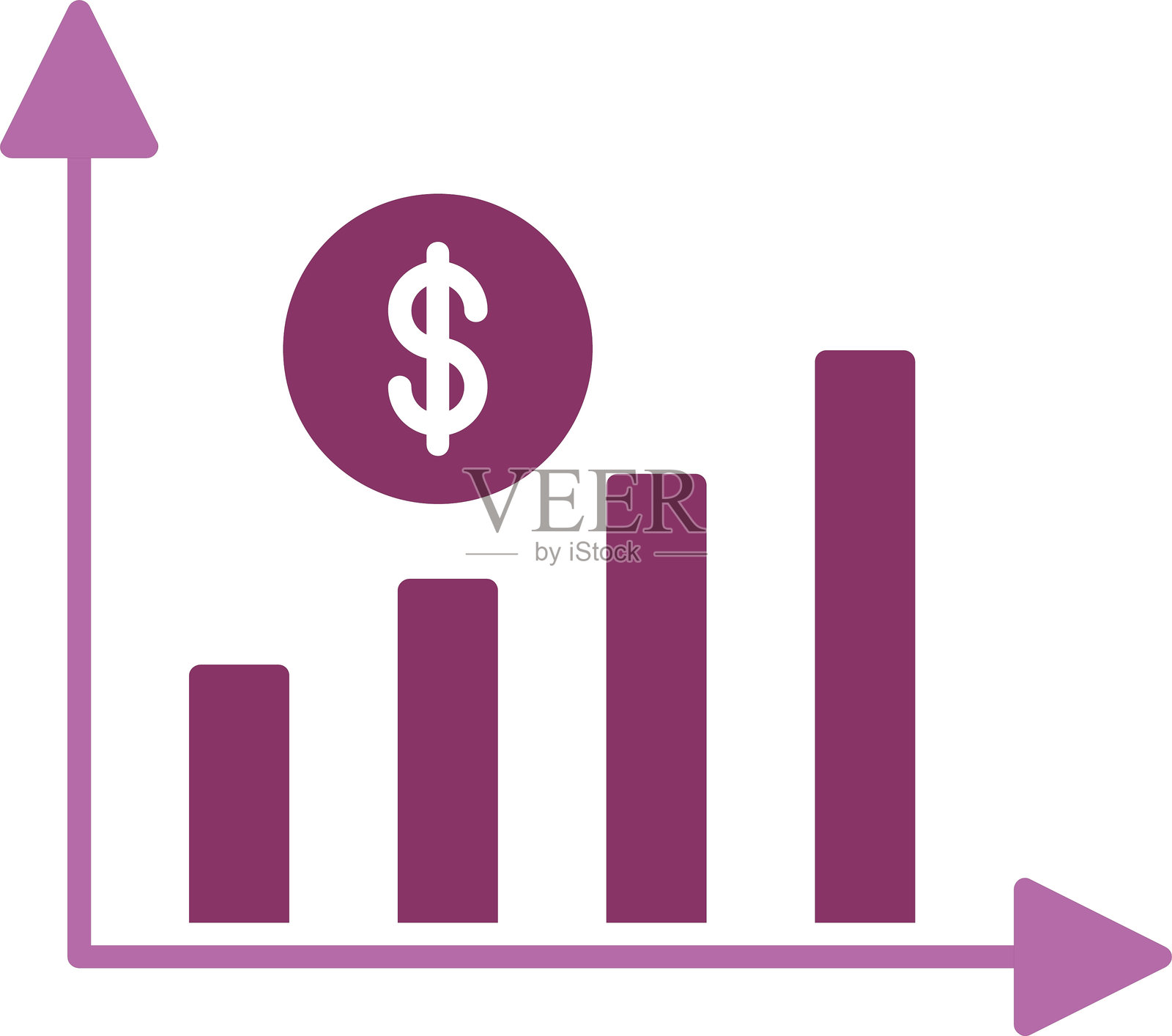 收入图标双色图形插画图片素材