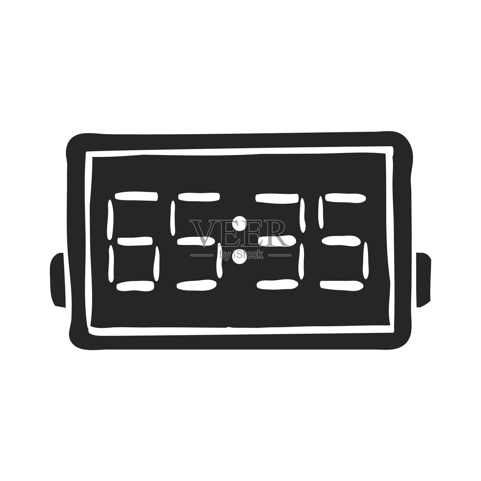 手绘图标 记分板插画图片素材