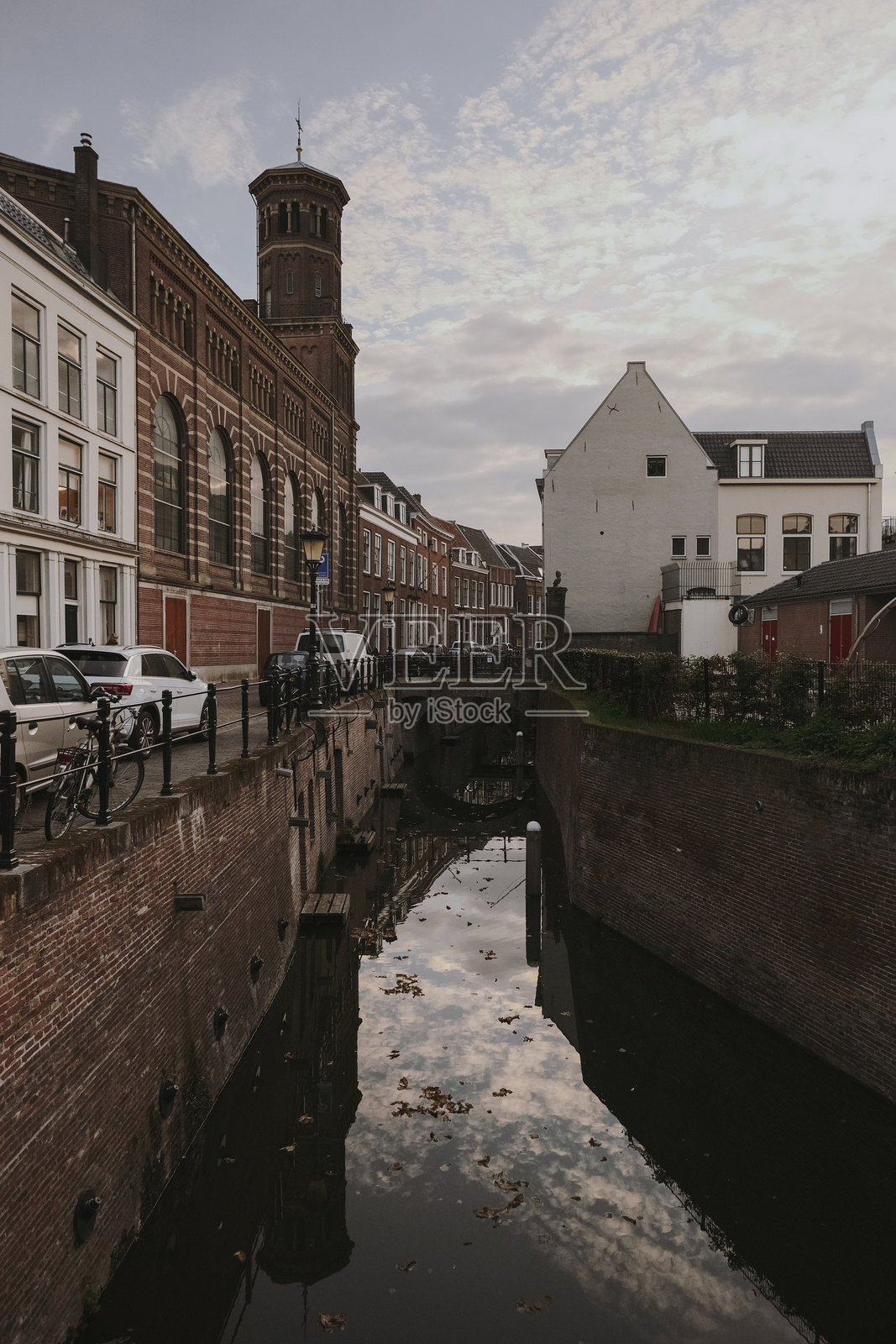 乌特勒支的运河照片摄影图片