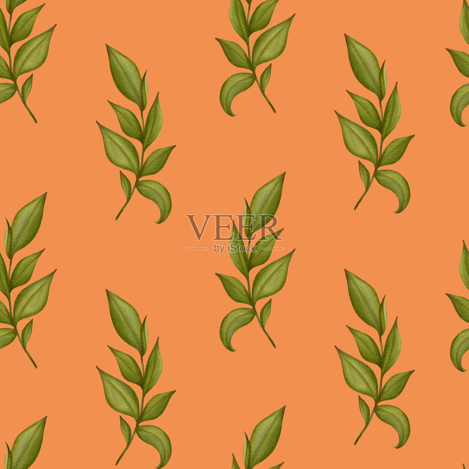 常见的香桃木花，西班牙本土植物，适用于面料、纸张、墙纸、纺织品、包装、床上用品设计、桌布、厨房纺织品的无缝图案，装饰用的植物图案照片摄影图片