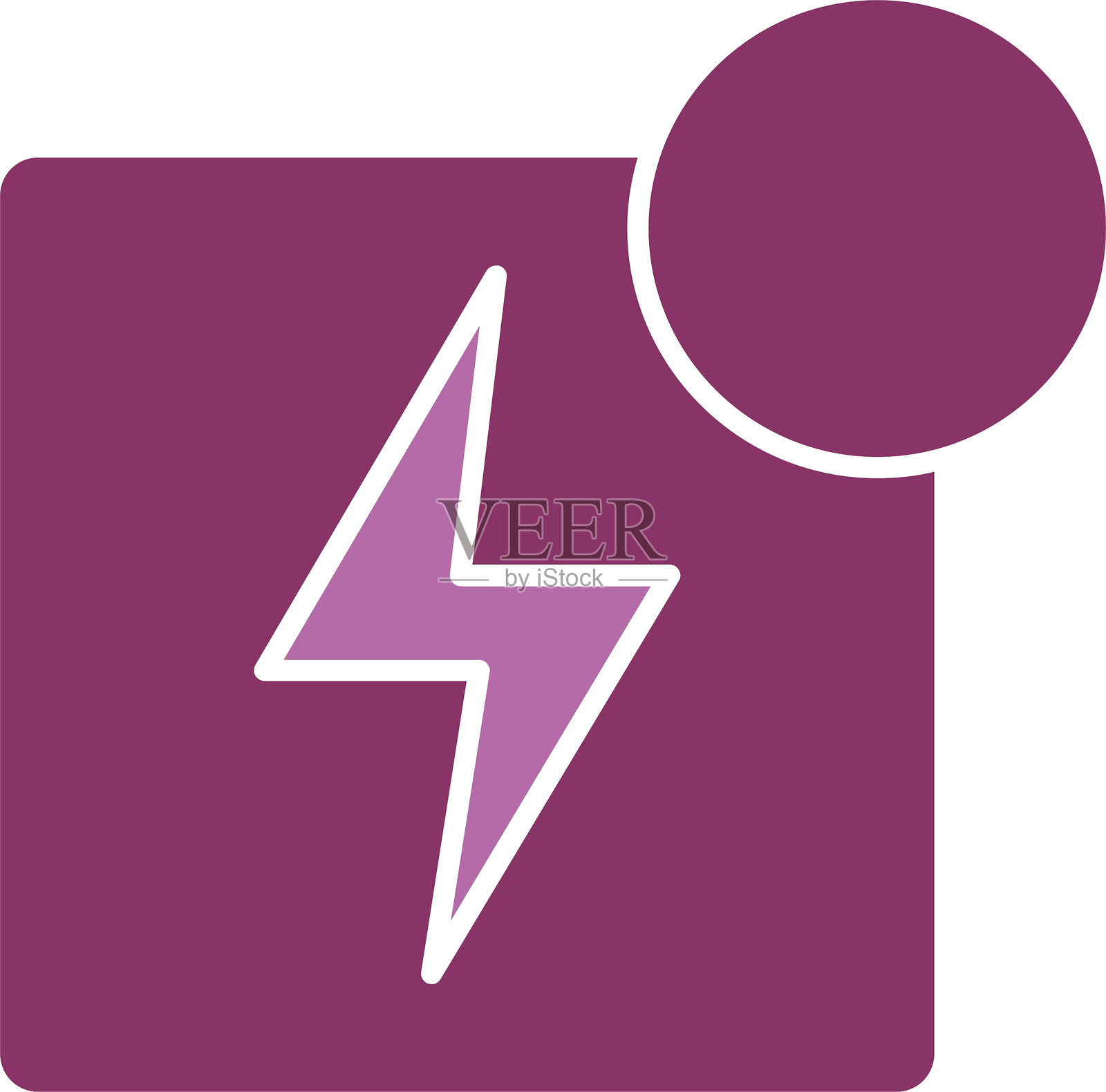 无电图标双色图标插画图片素材