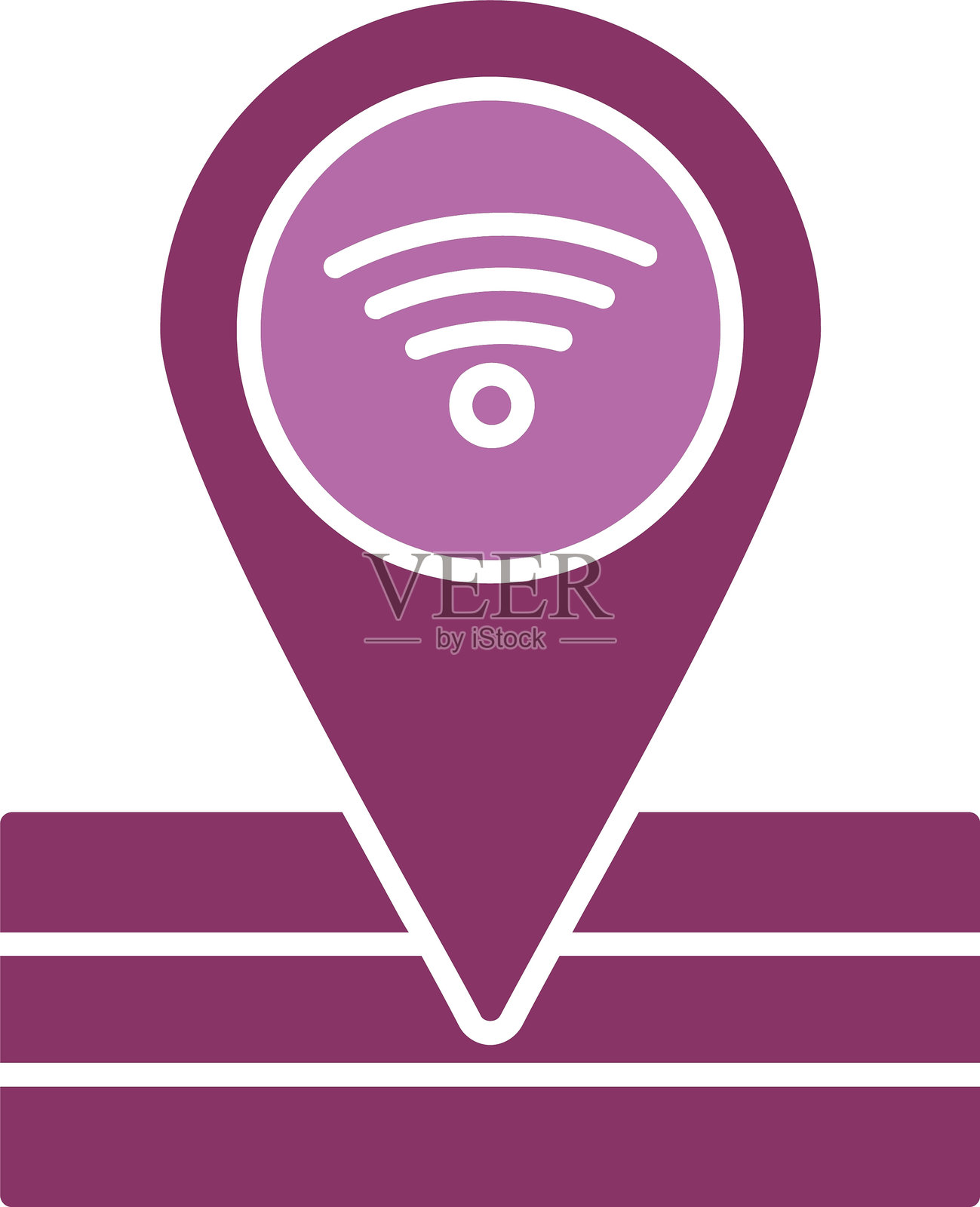 放置图标双色图标插画图片素材