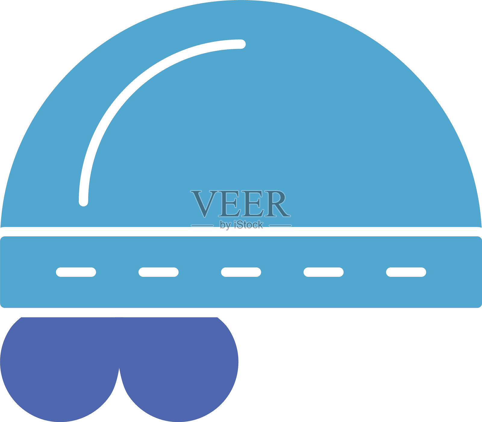 额头头巾图标（双色）插画图片素材