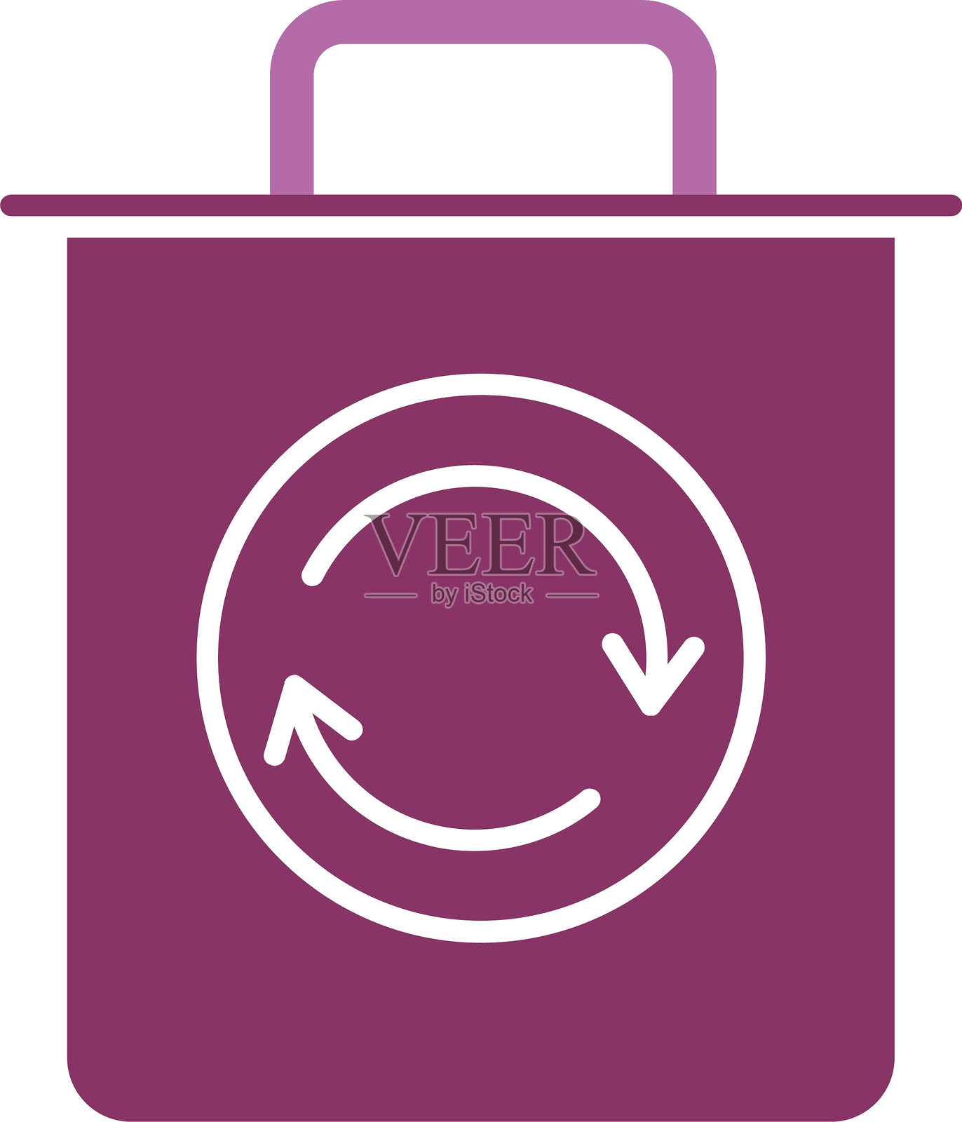 垃圾图标双色图标插画图片素材