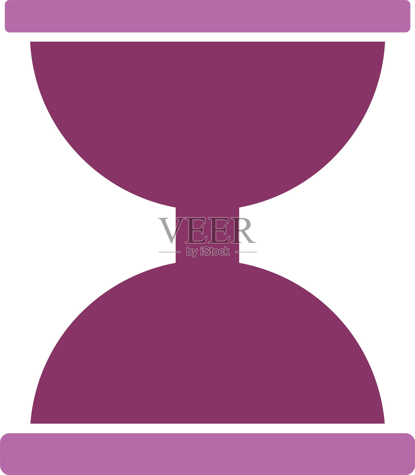 沙漏图标（双色）插画图片素材