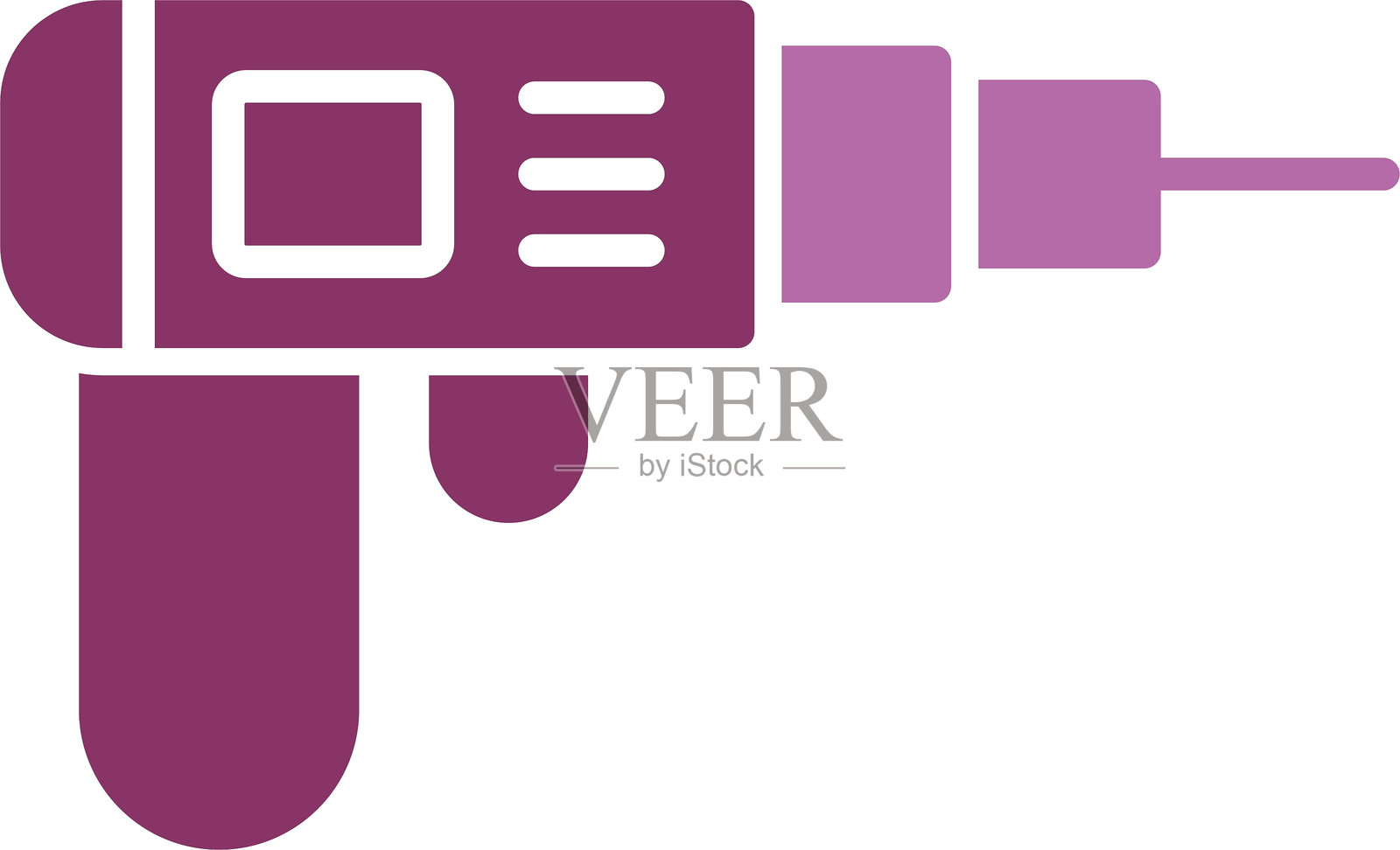 钻孔机插画图片素材